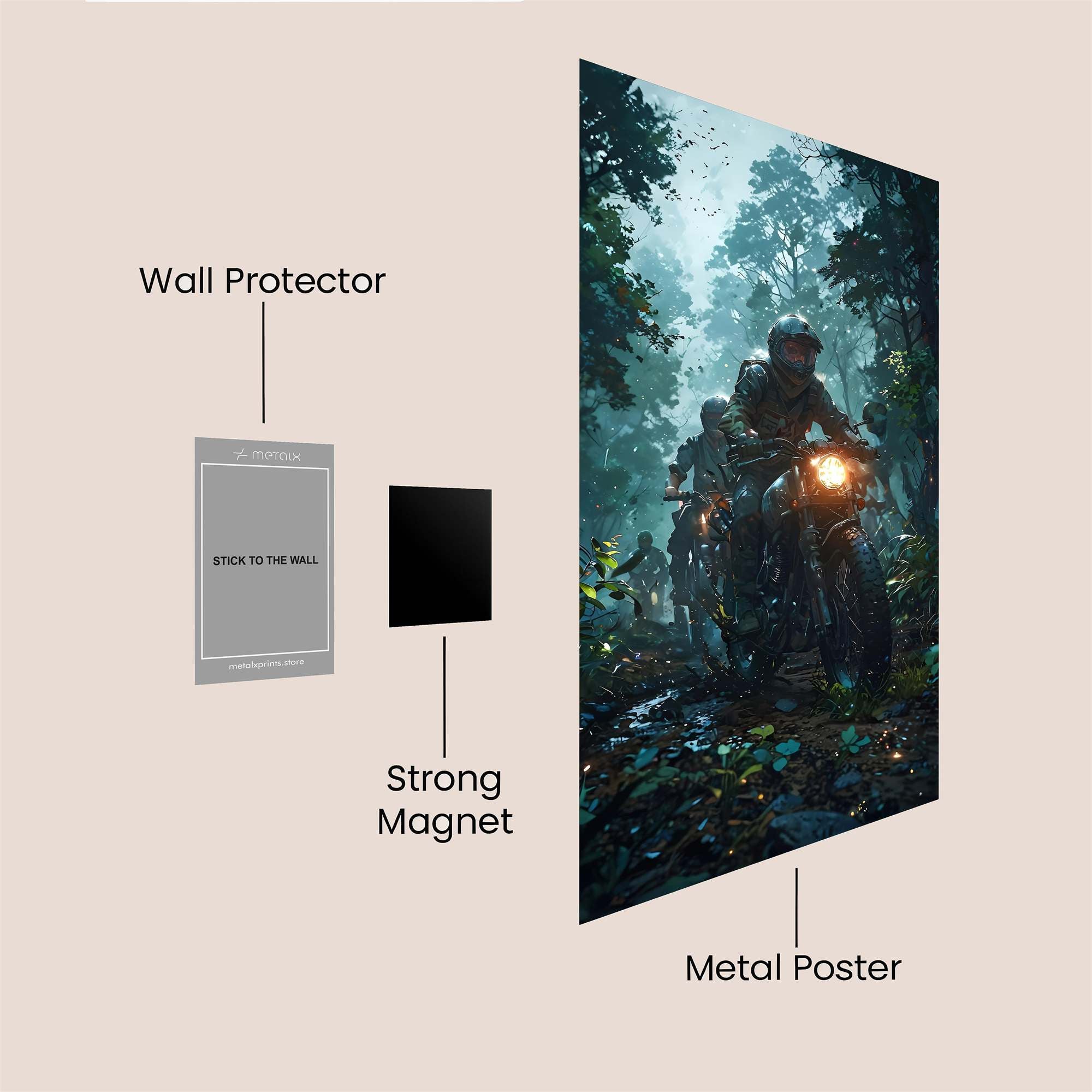 Rider Enigma Safe Wall Magnetic / M
