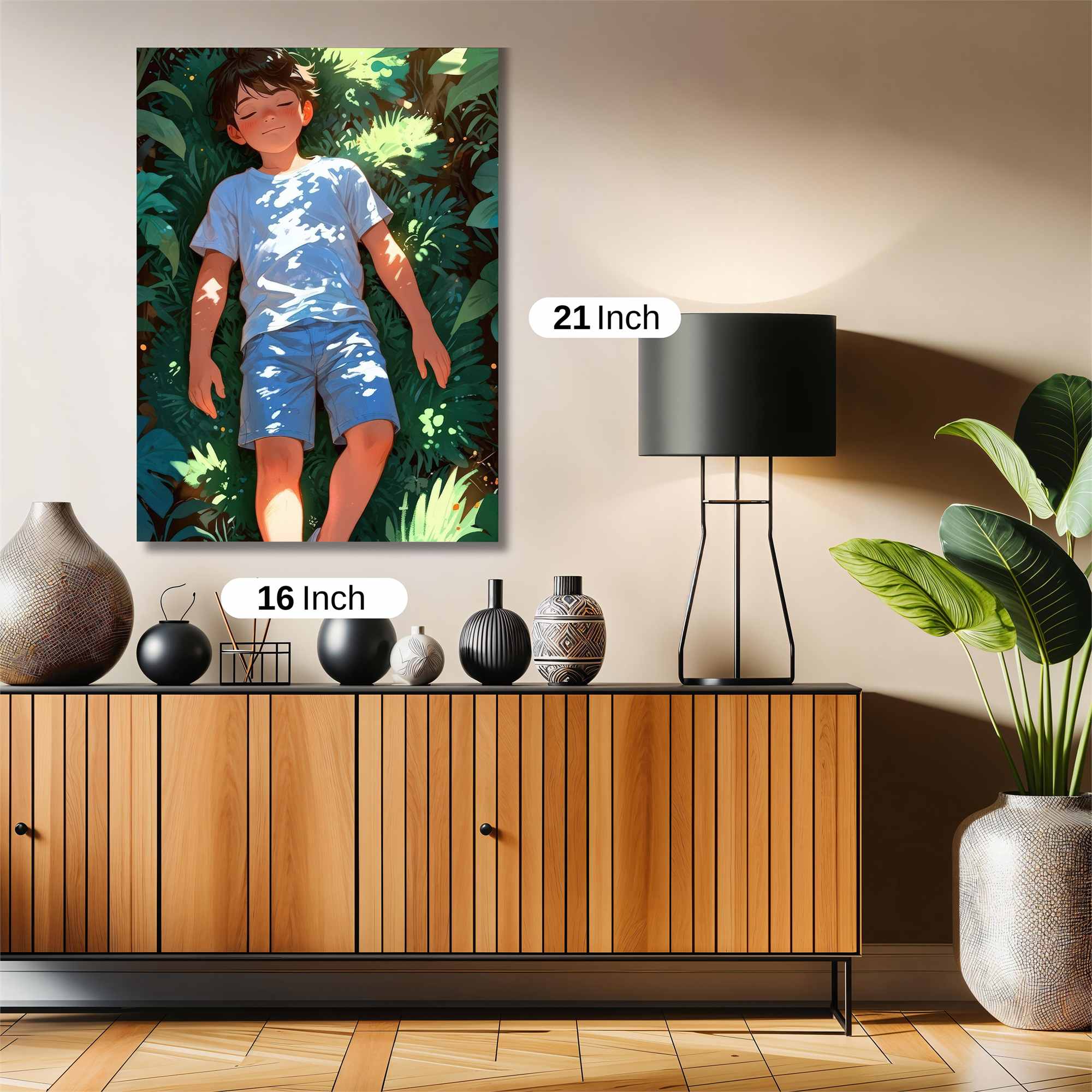 Sunlit Serenity Safe Wall Magnetic / M