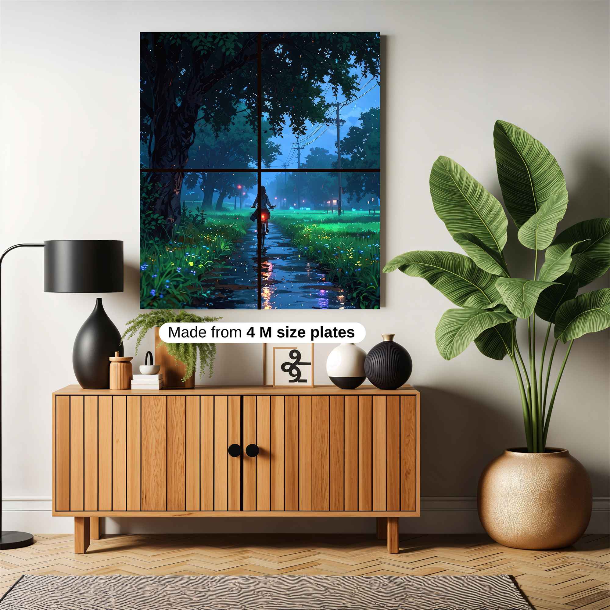 Moonlit Solitude Safe Wall Magnetic / M