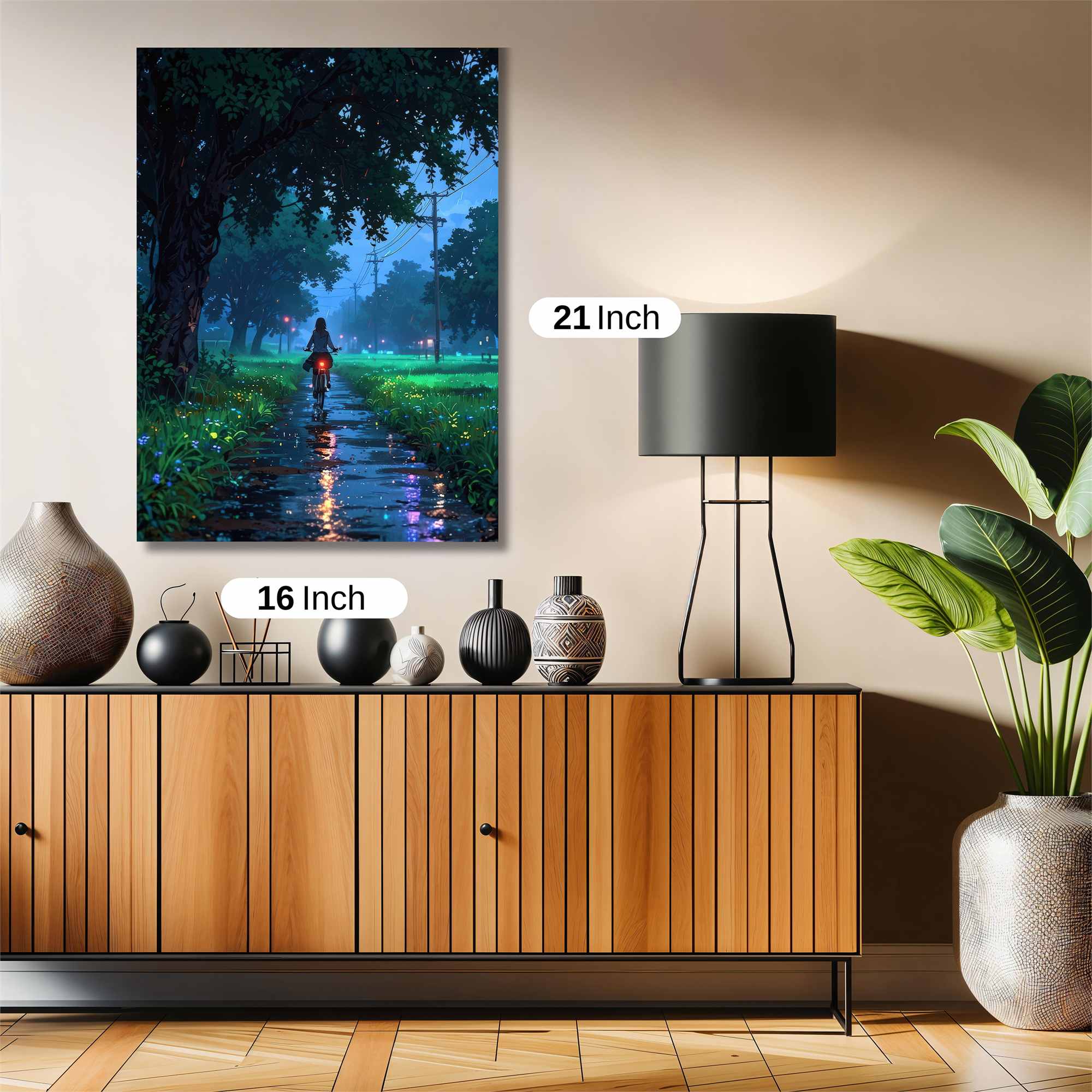 Moonlit Solitude Safe Wall Magnetic / M