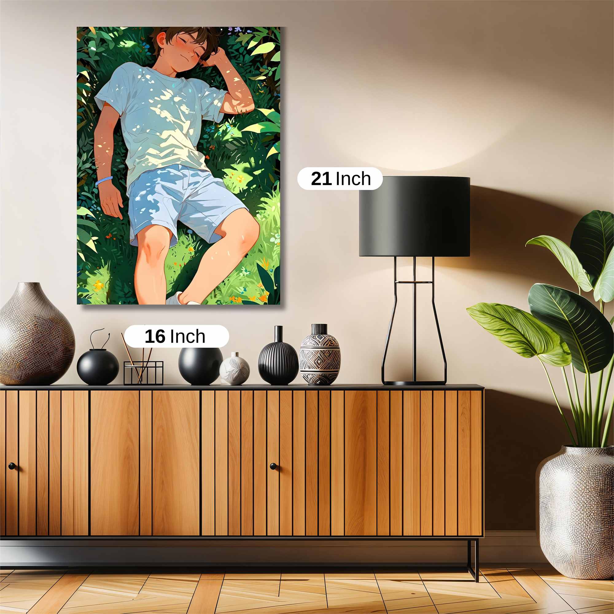 Sunlit Serenity Safe Wall Magnetic / M