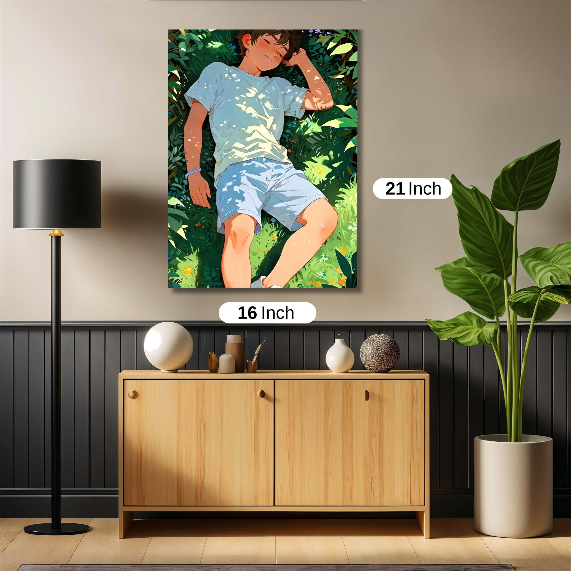 Sunlit Serenity Safe Wall Magnetic / M