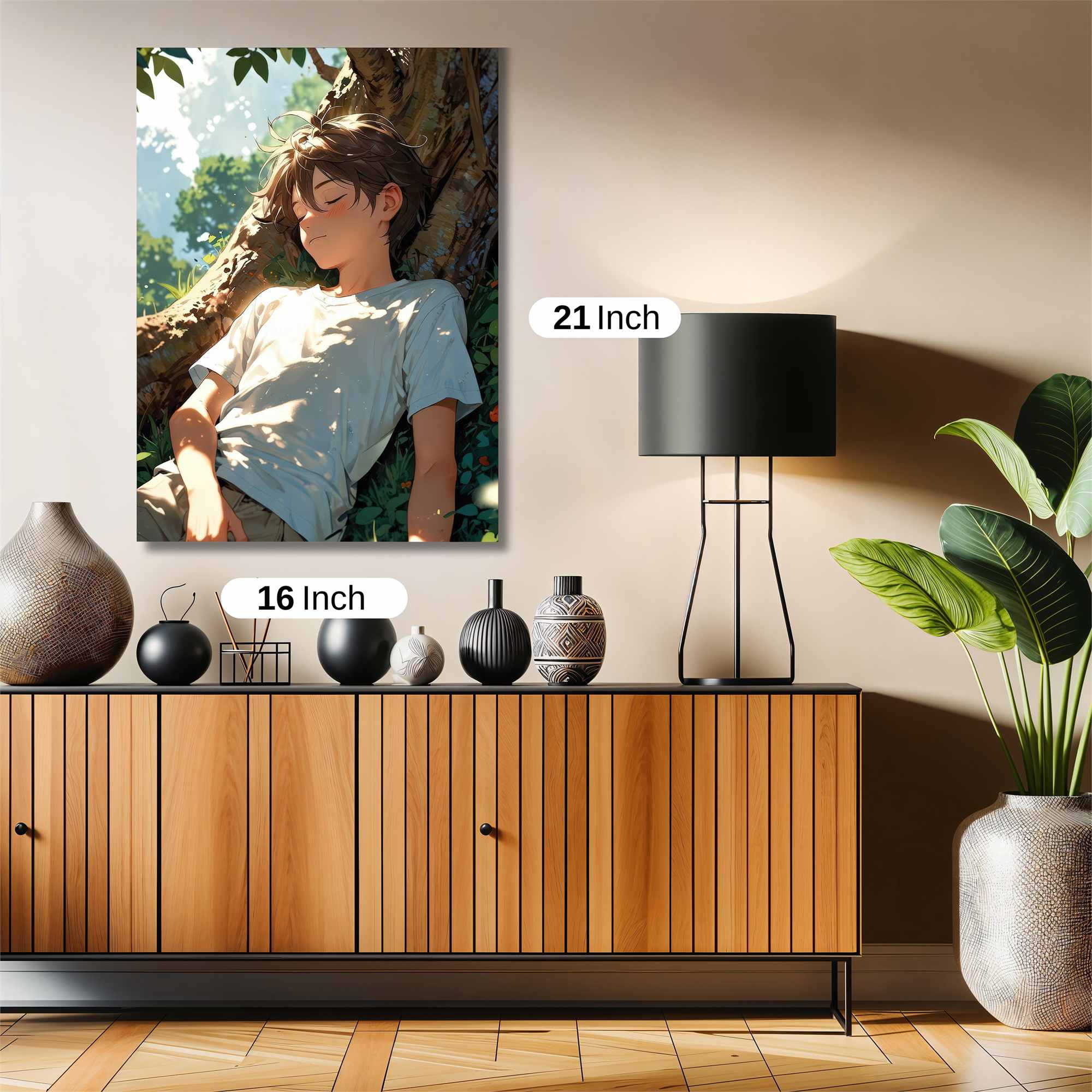 Sunlit Serenity Safe Wall Magnetic / M