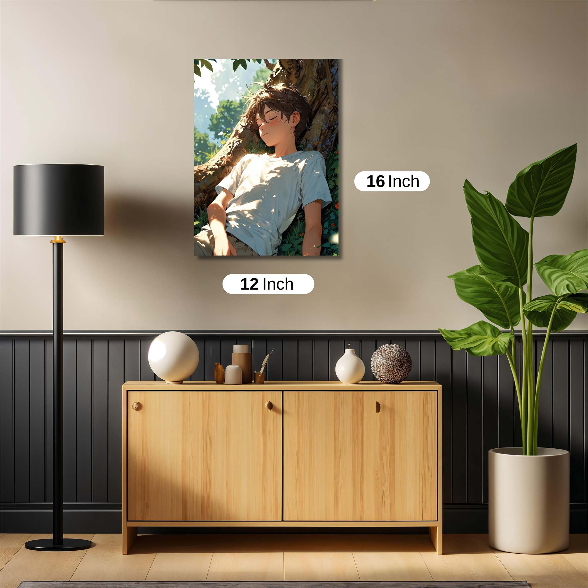 Sunlit Serenity Safe Wall Magnetic / M