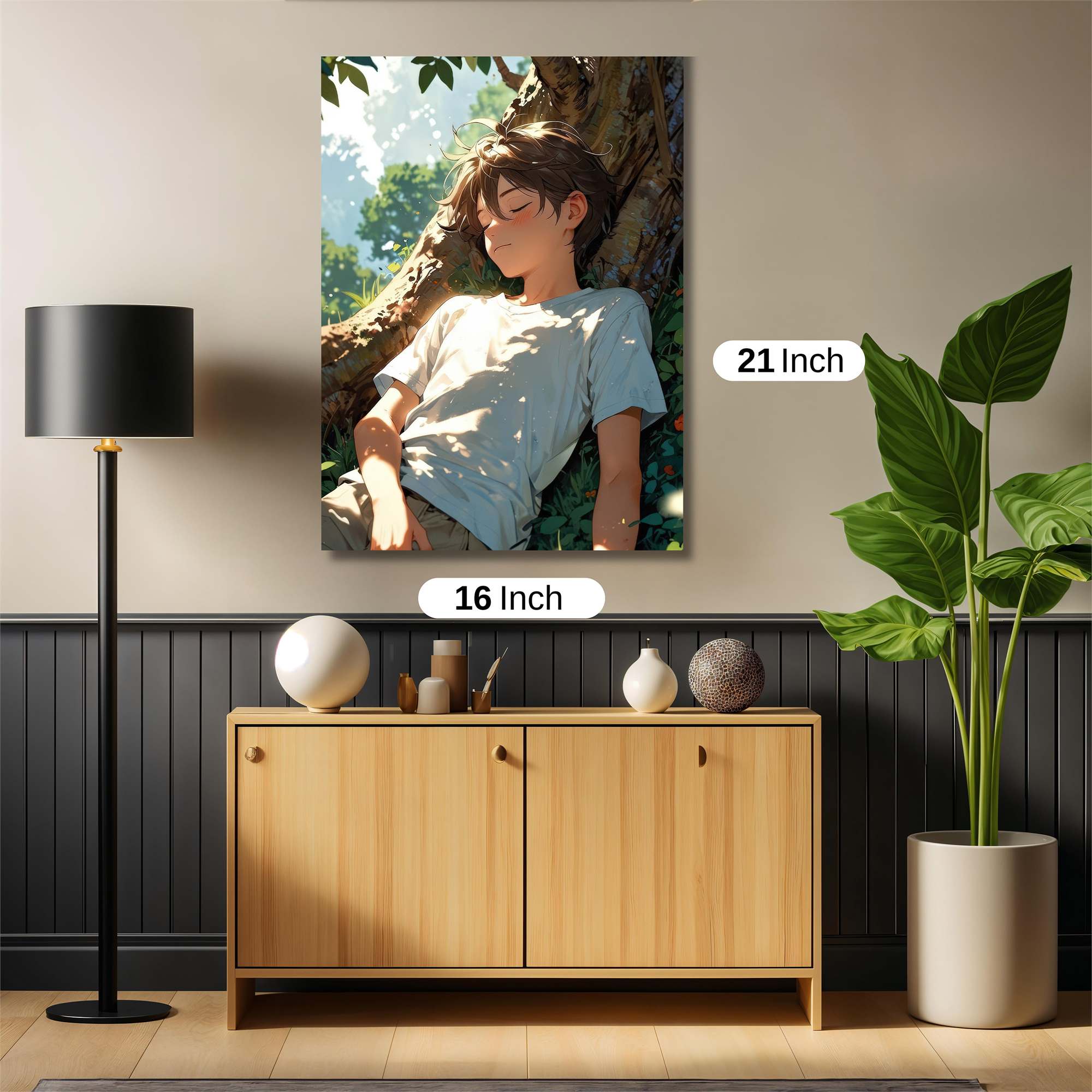 Sunlit Serenity Safe Wall Magnetic / M