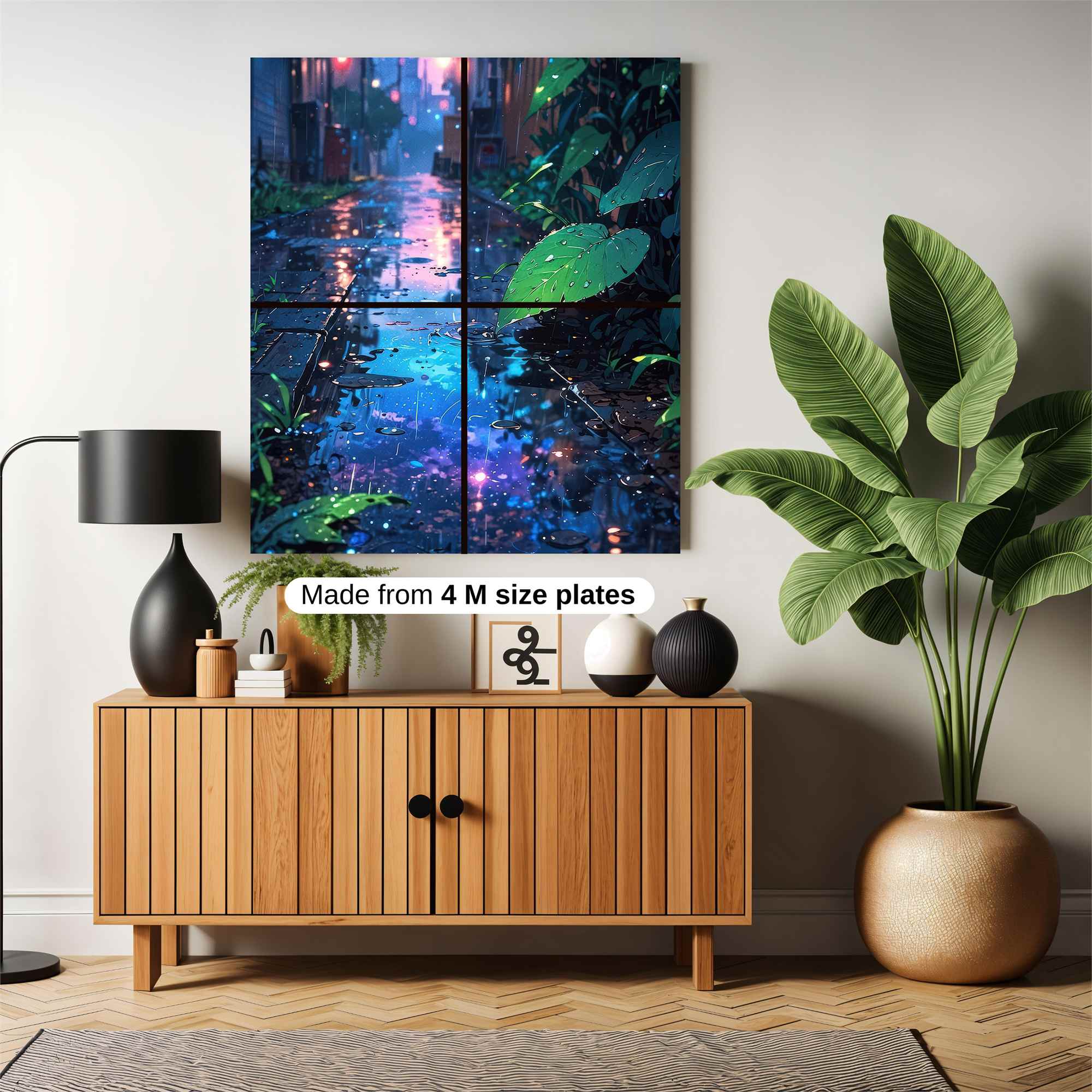 Neon Serenity Safe Wall Magnetic / M