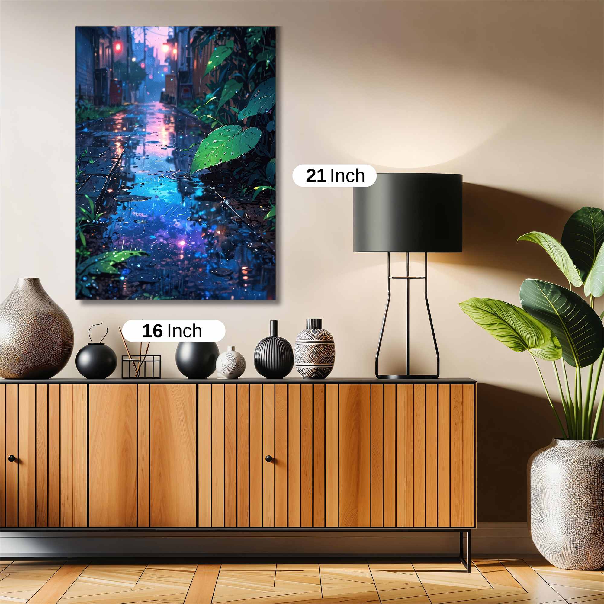 Neon Serenity Safe Wall Magnetic / M