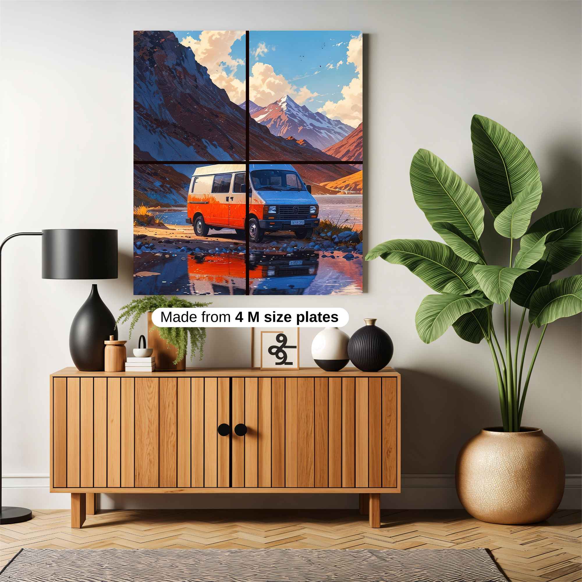 Mountain Serenity Safe Wall Magnetic / M