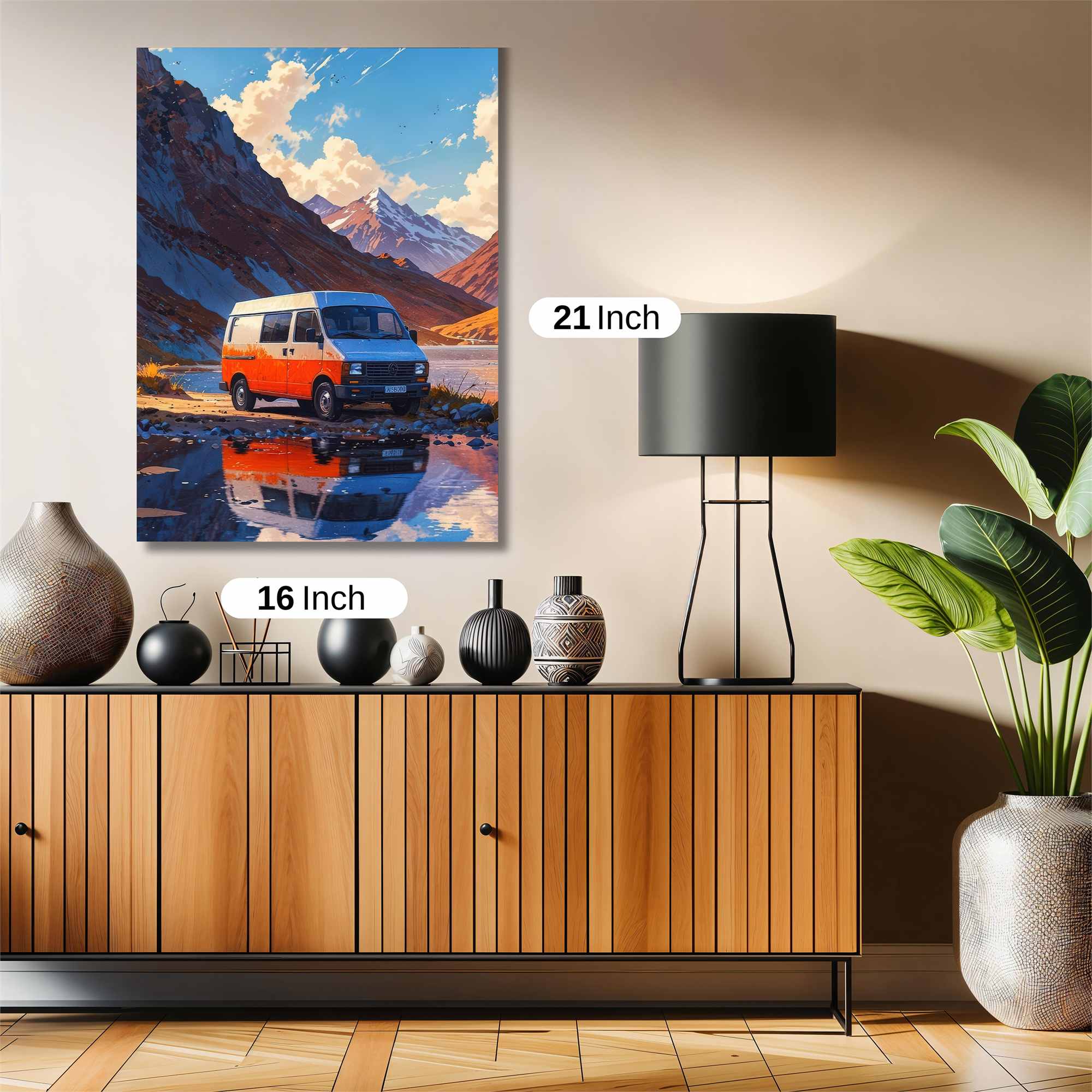 Mountain Serenity Safe Wall Magnetic / M