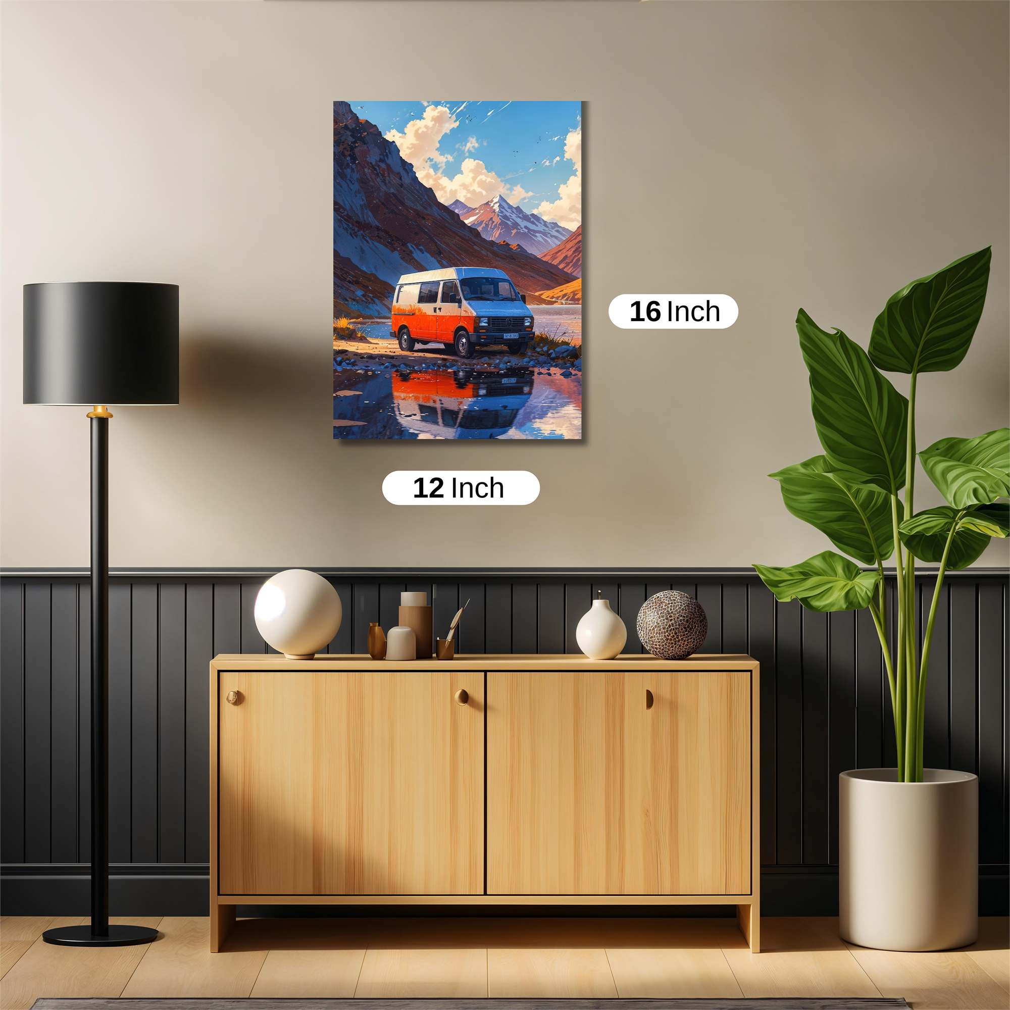 Mountain Serenity Safe Wall Magnetic / M