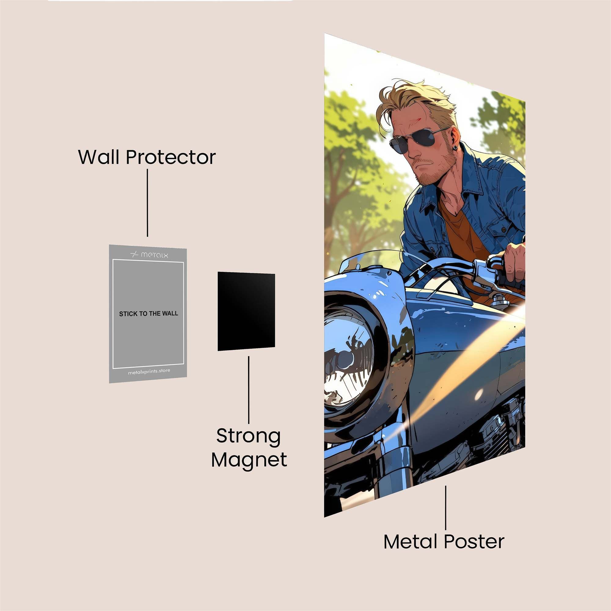 Rider Radiant Safe Wall Magnetic / M