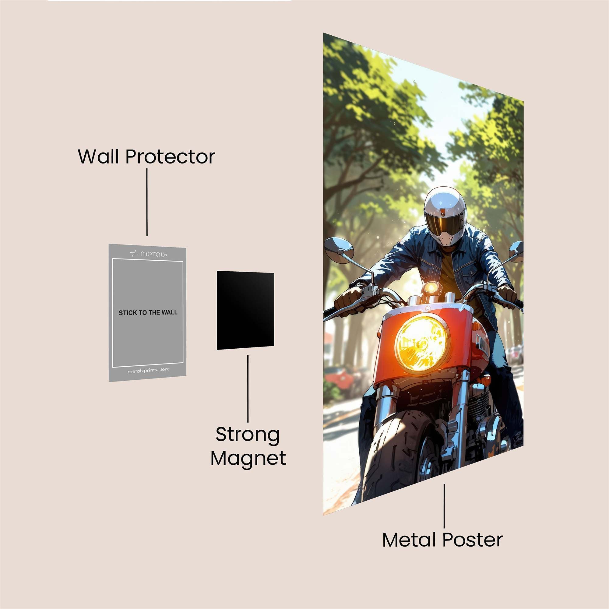 Rider Radiance Safe Wall Magnetic / M