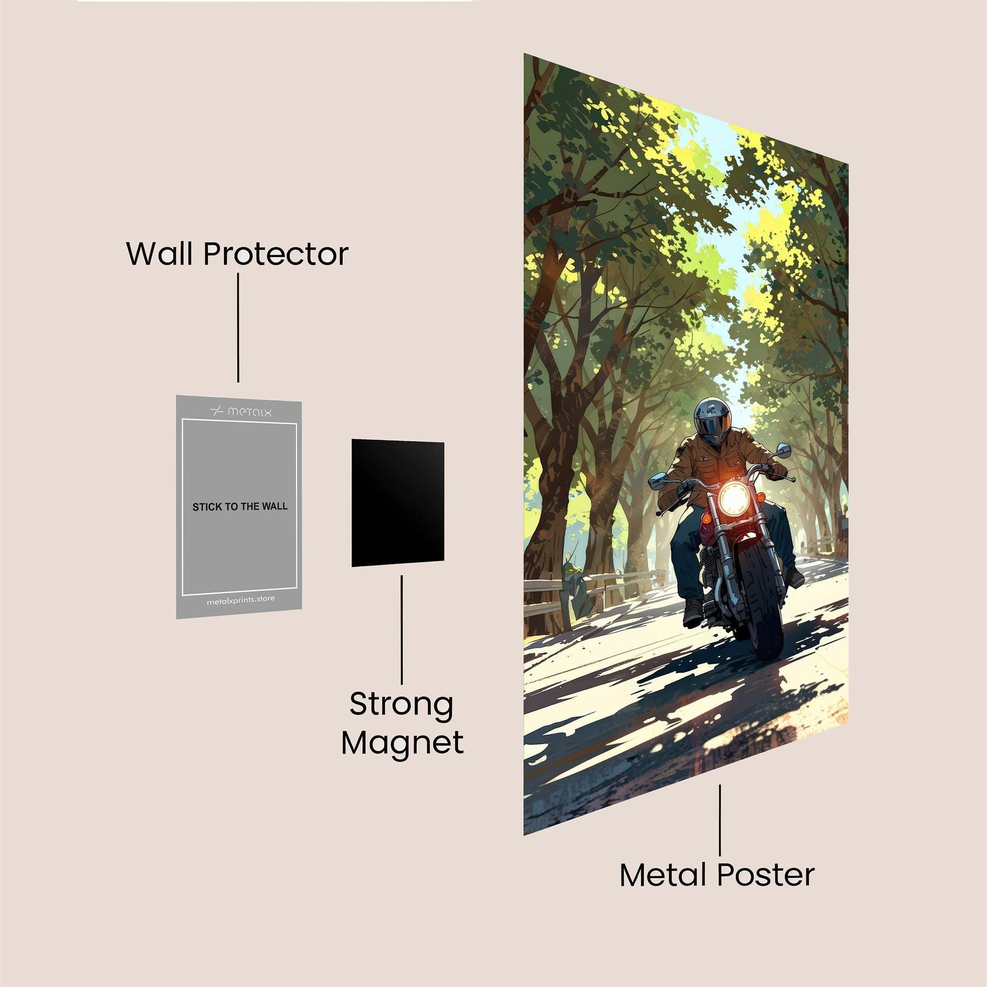 Rider's Serenity Safe Wall Magnetic / M