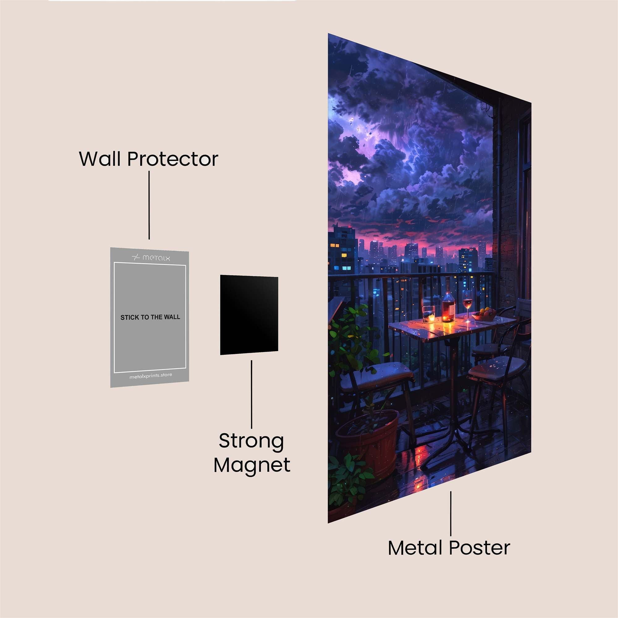 Twilight Tranquil Safe Wall Magnetic / M