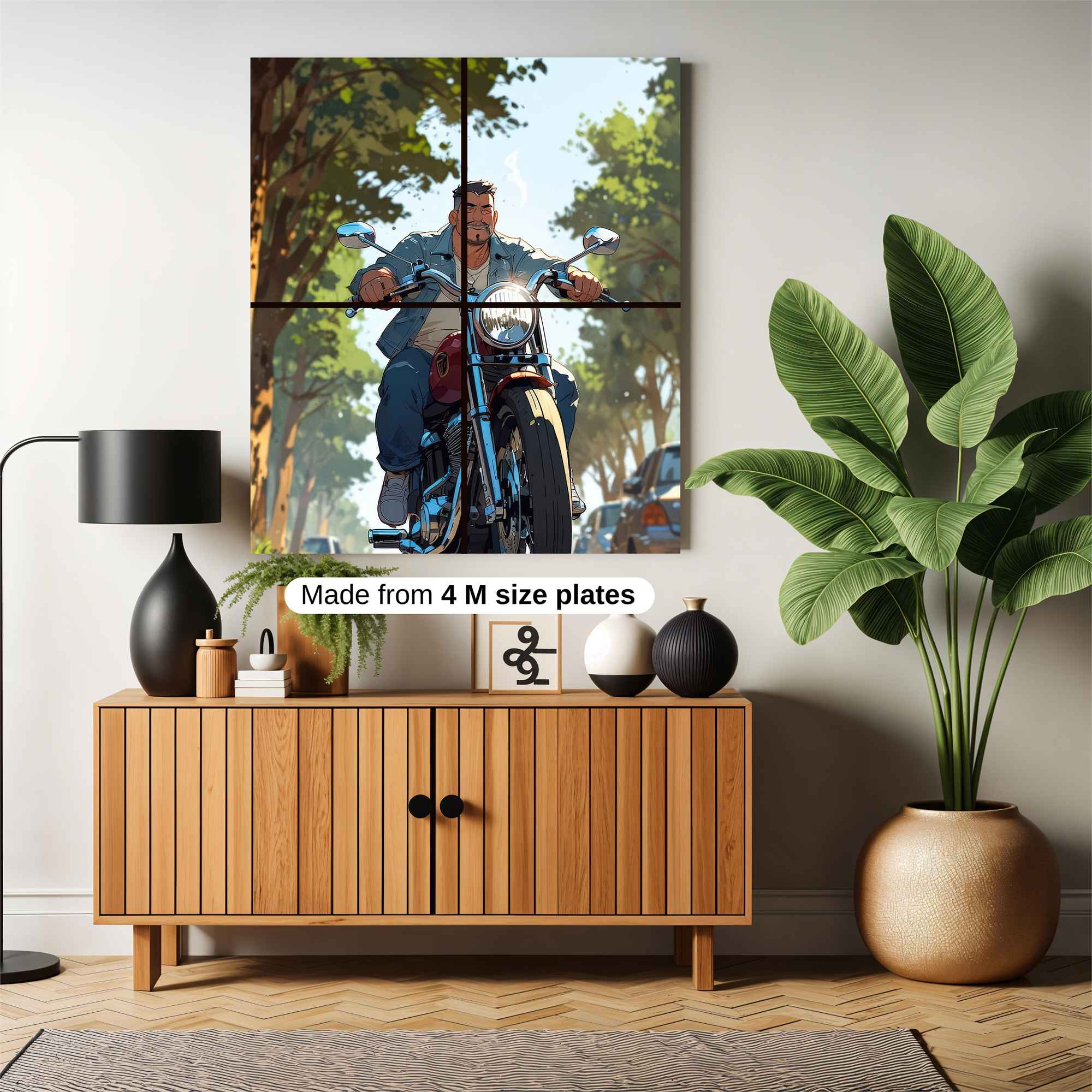 Biker Serenity Safe Wall Magnetic / M