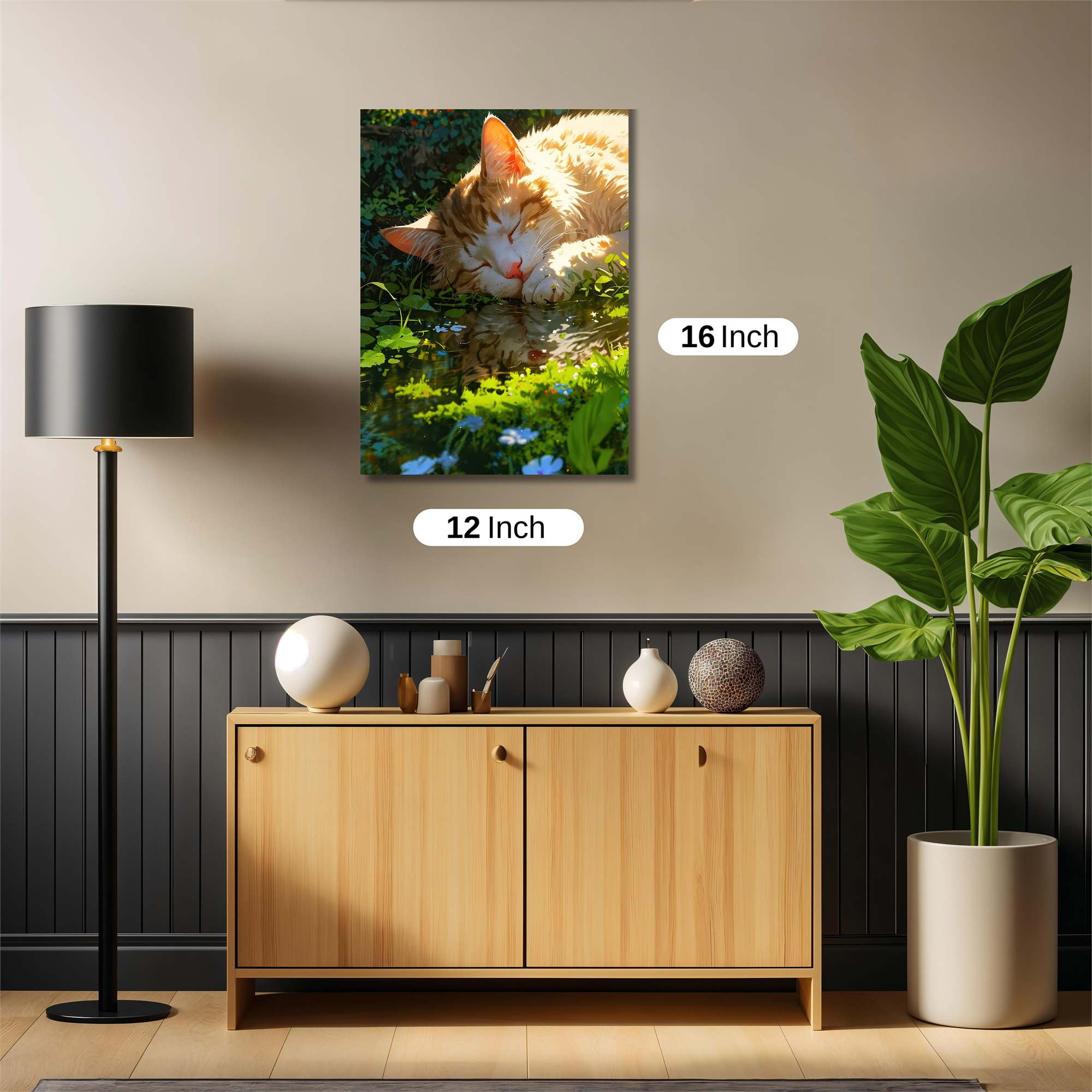 Cat Serenity Safe Wall Magnetic / M