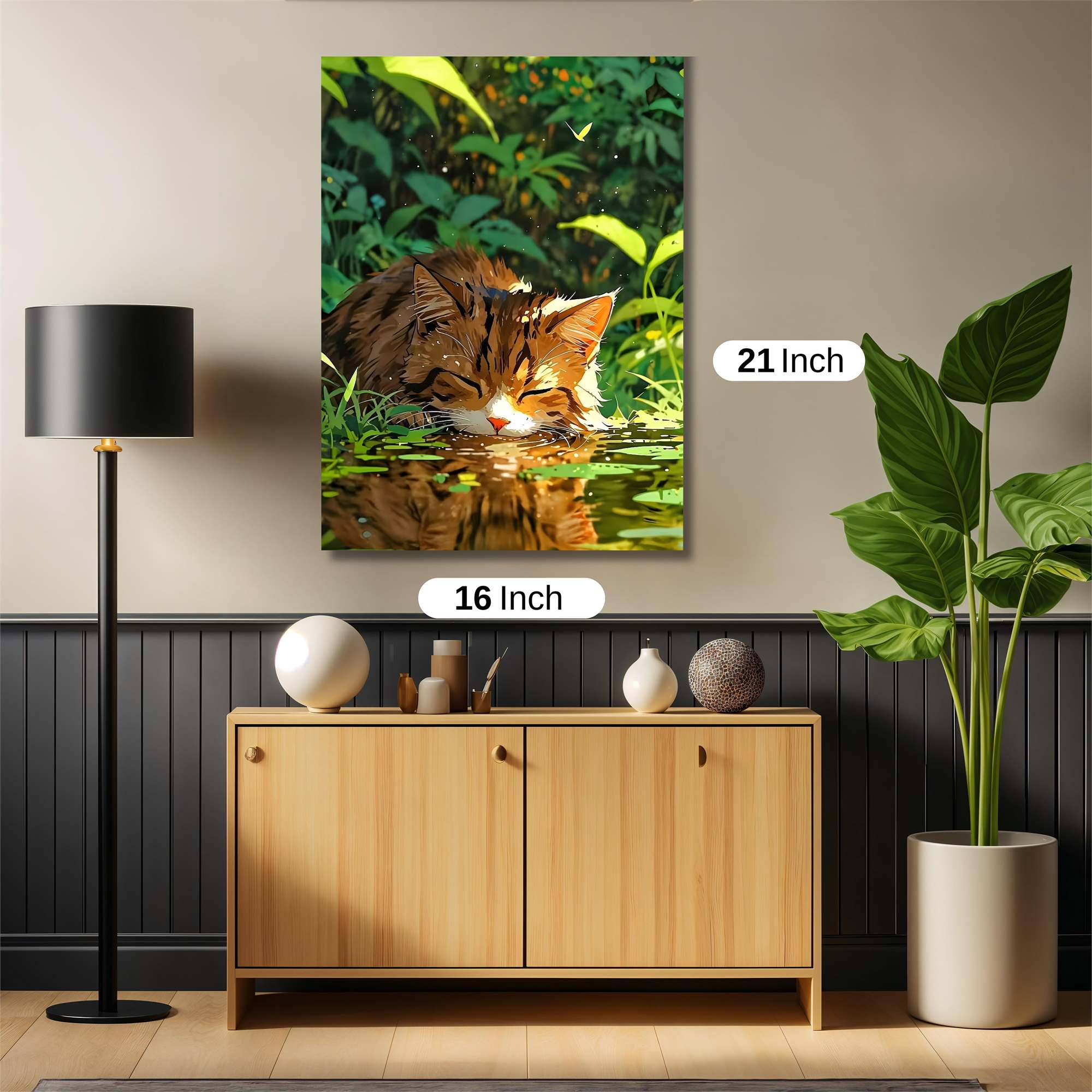 Cat Serenity Safe Wall Magnetic / M