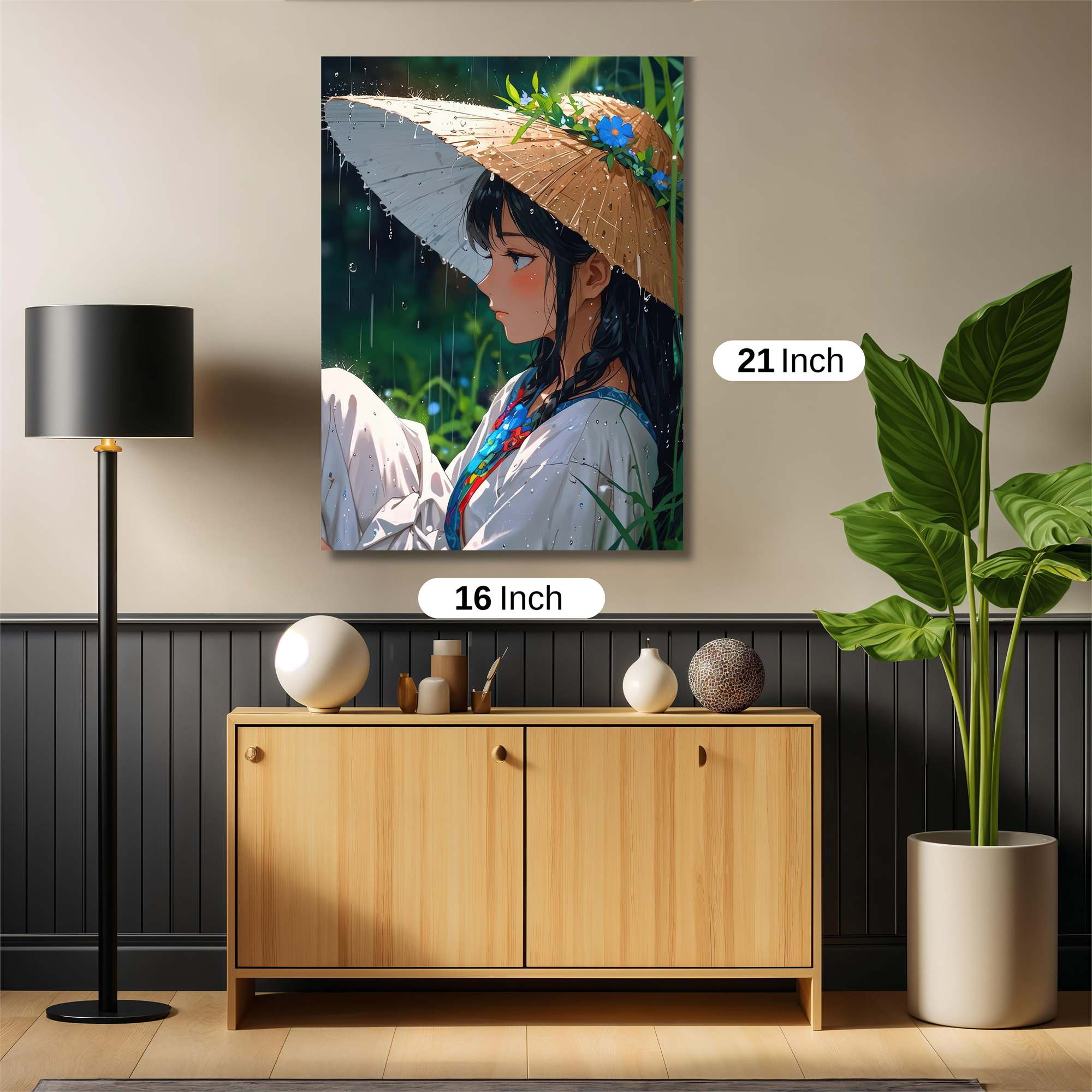 Rain Serenity Safe Wall Magnetic / M