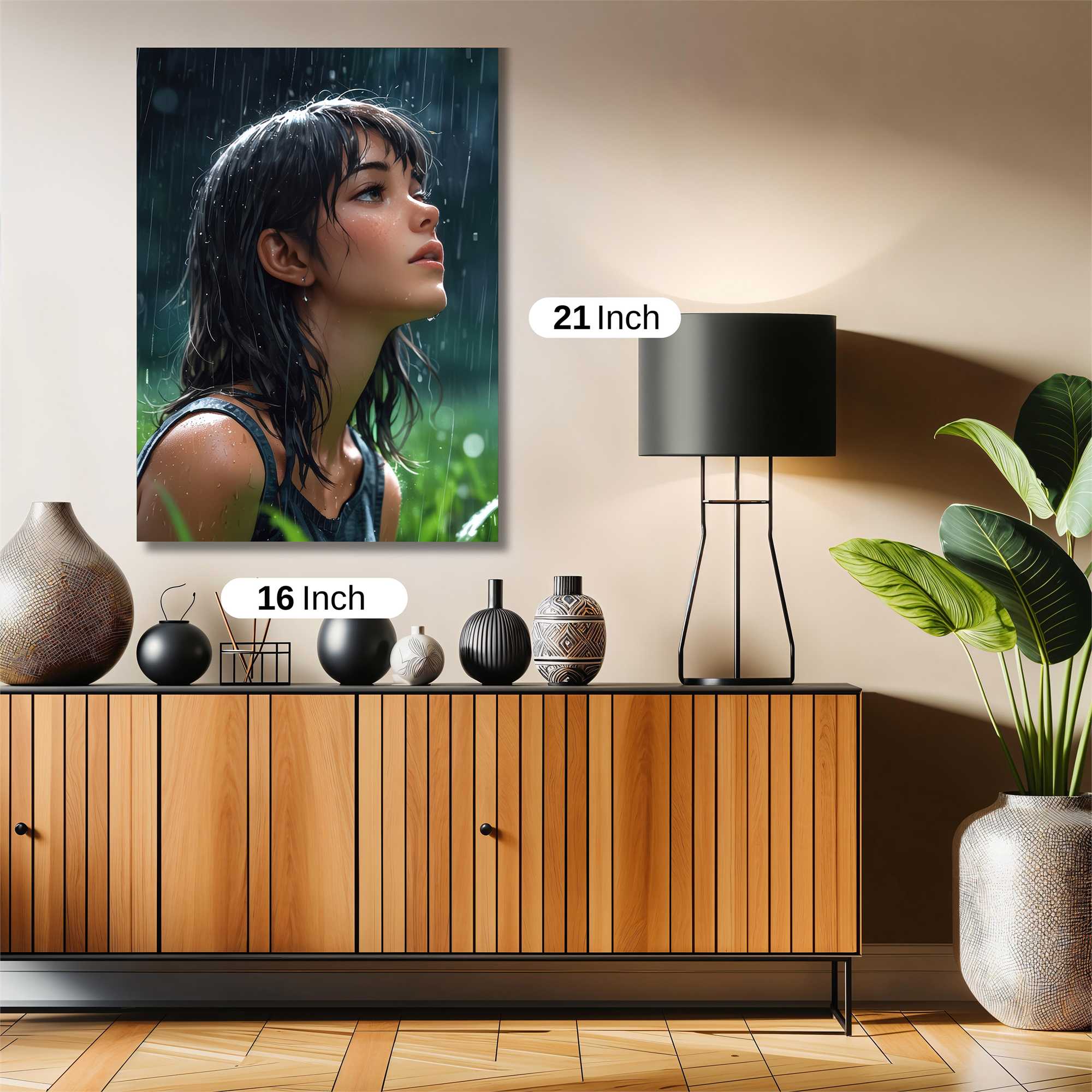 Rain Serenity Safe Wall Magnetic / M