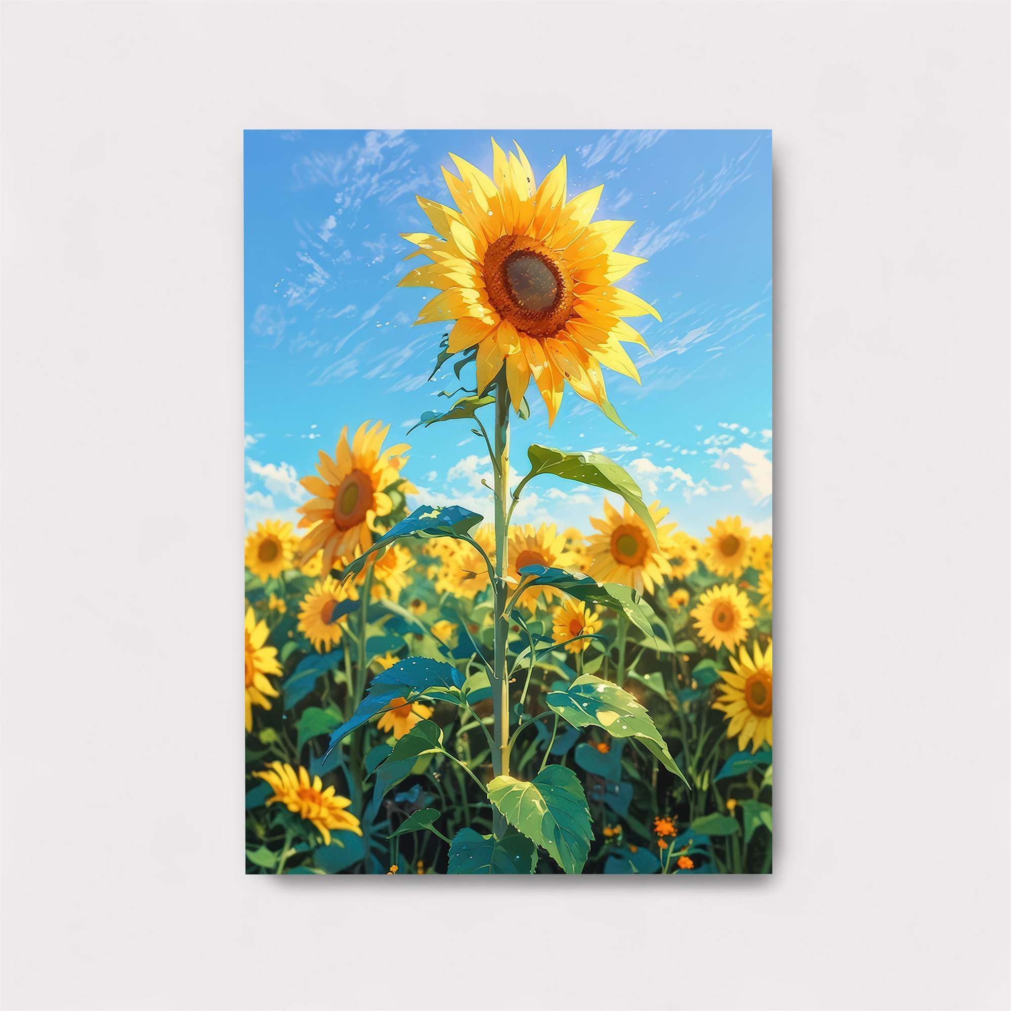 Sunflower Serenity Safe Wall Magnetic / M