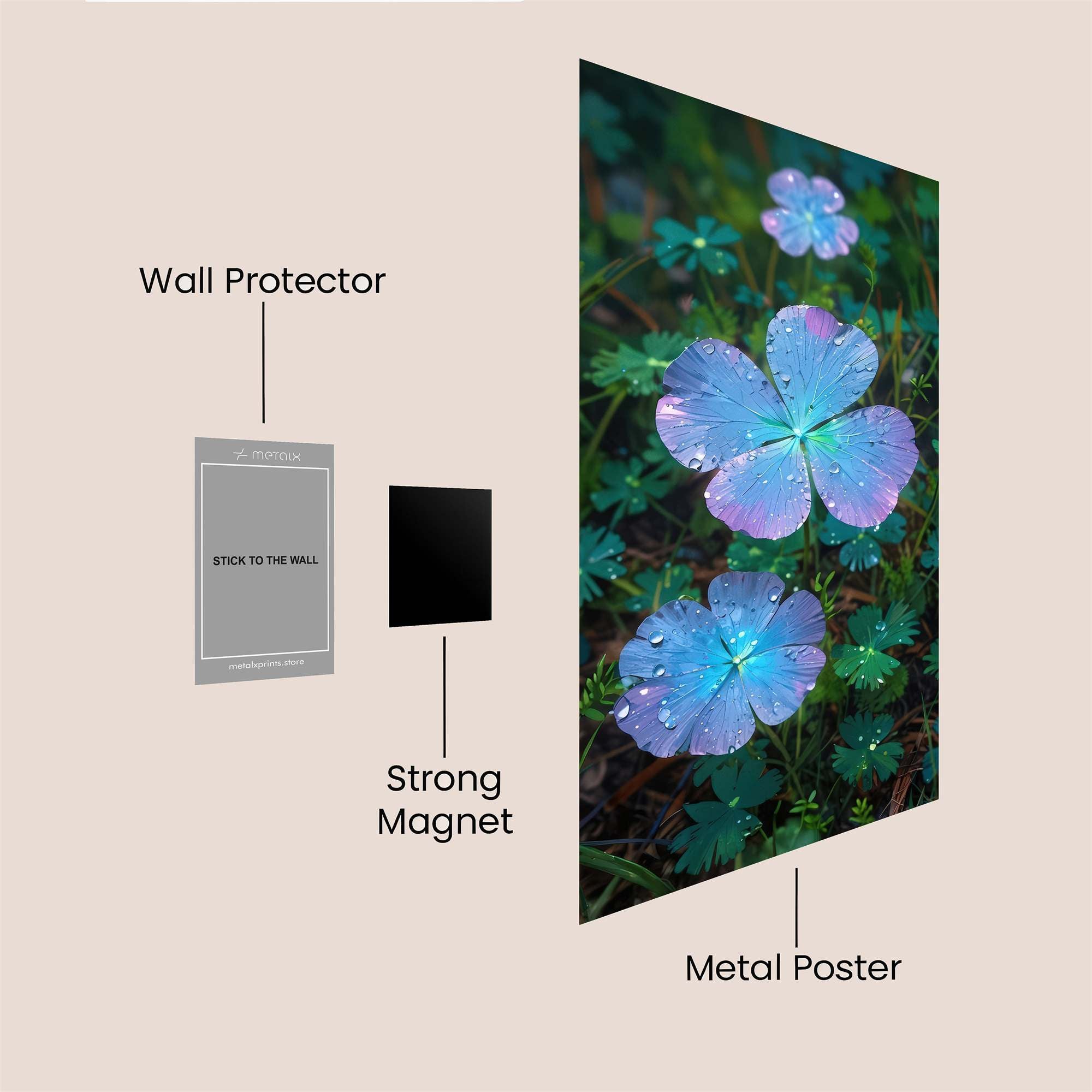 Clover Dream Safe Wall Magnetic / M