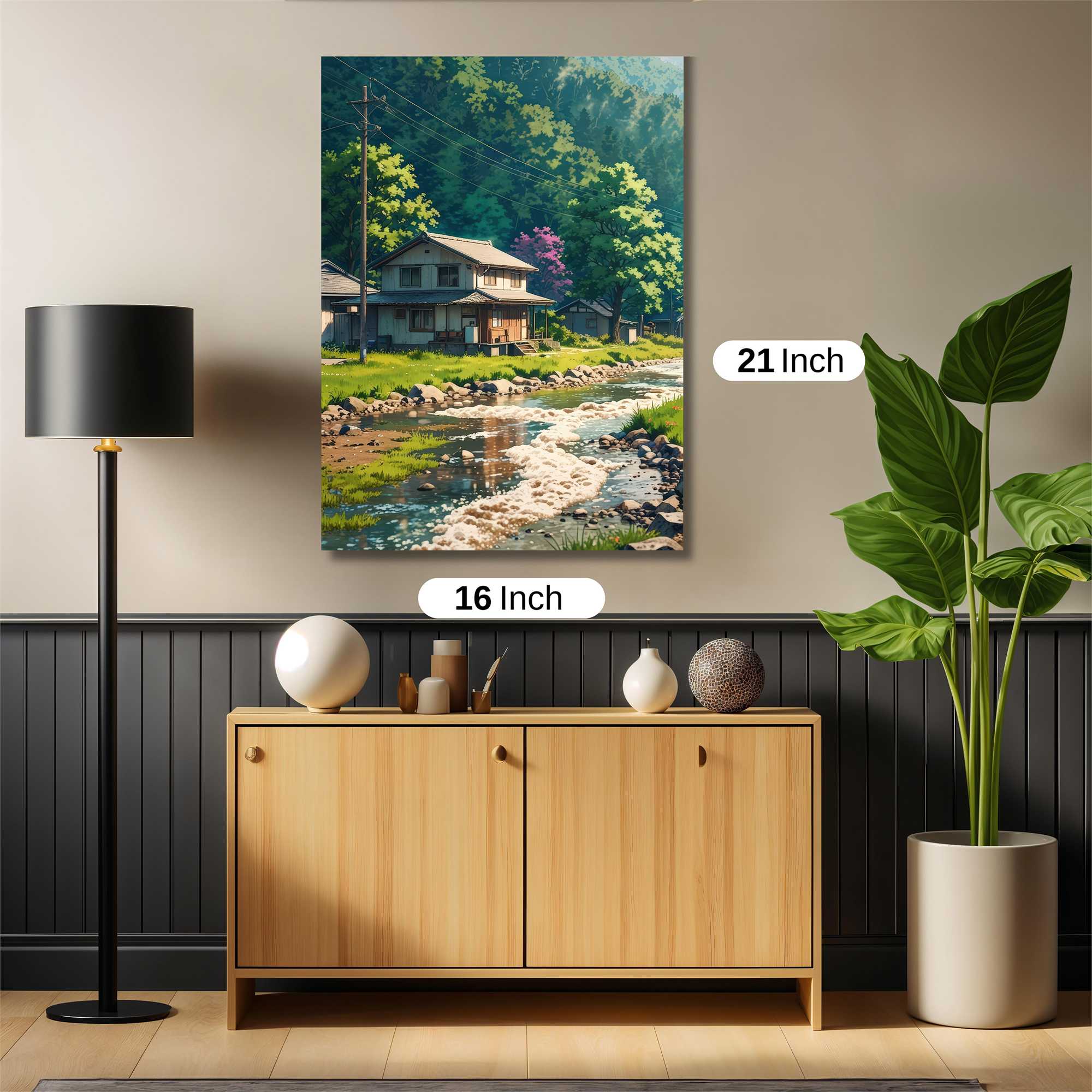 Mountain Serenity Safe Wall Magnetic / M