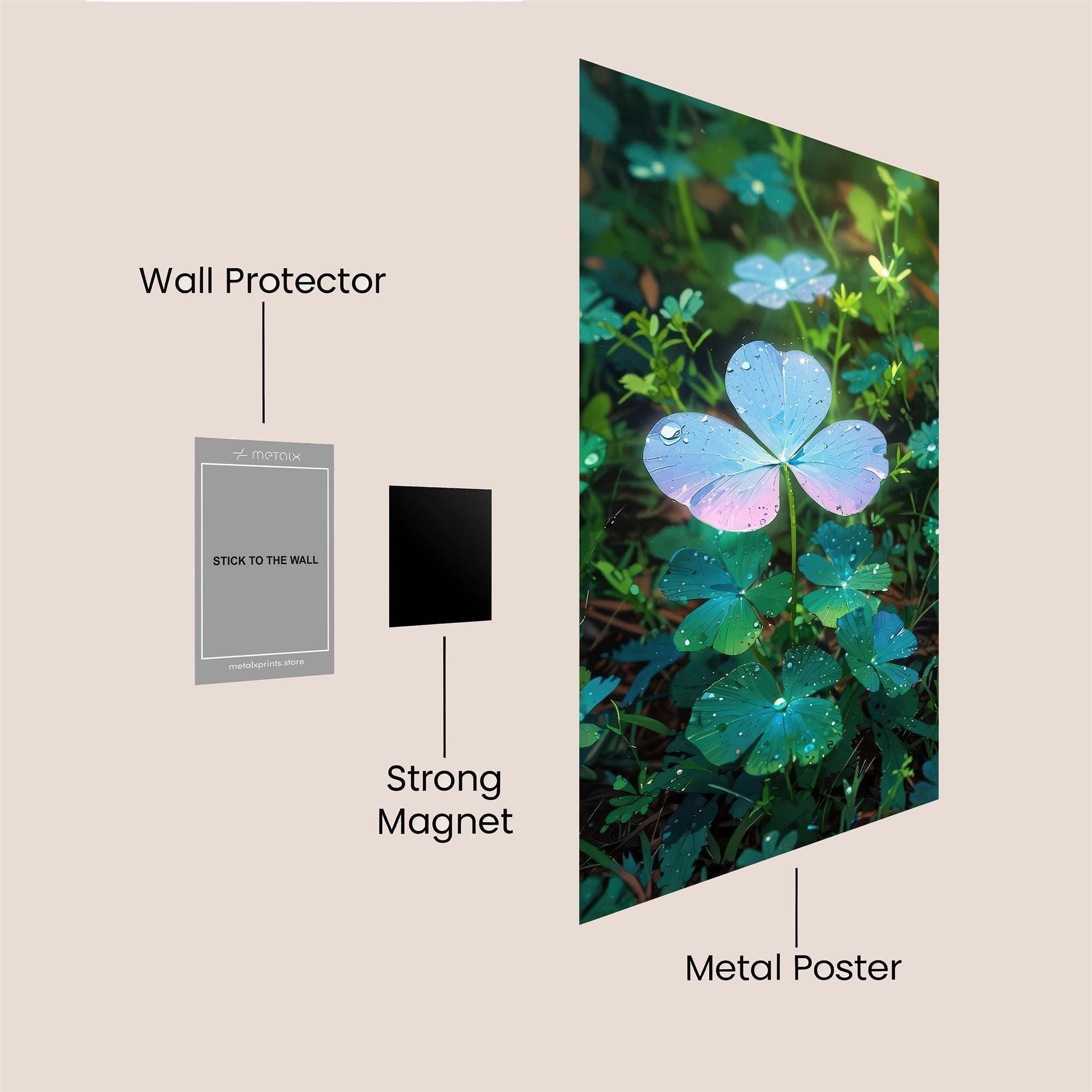 Clover Dream Safe Wall Magnetic / M