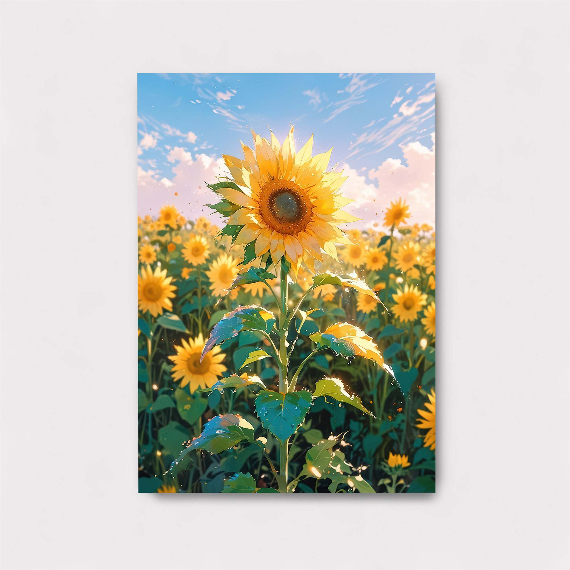Sunflower Serenity Safe Wall Magnetic / M