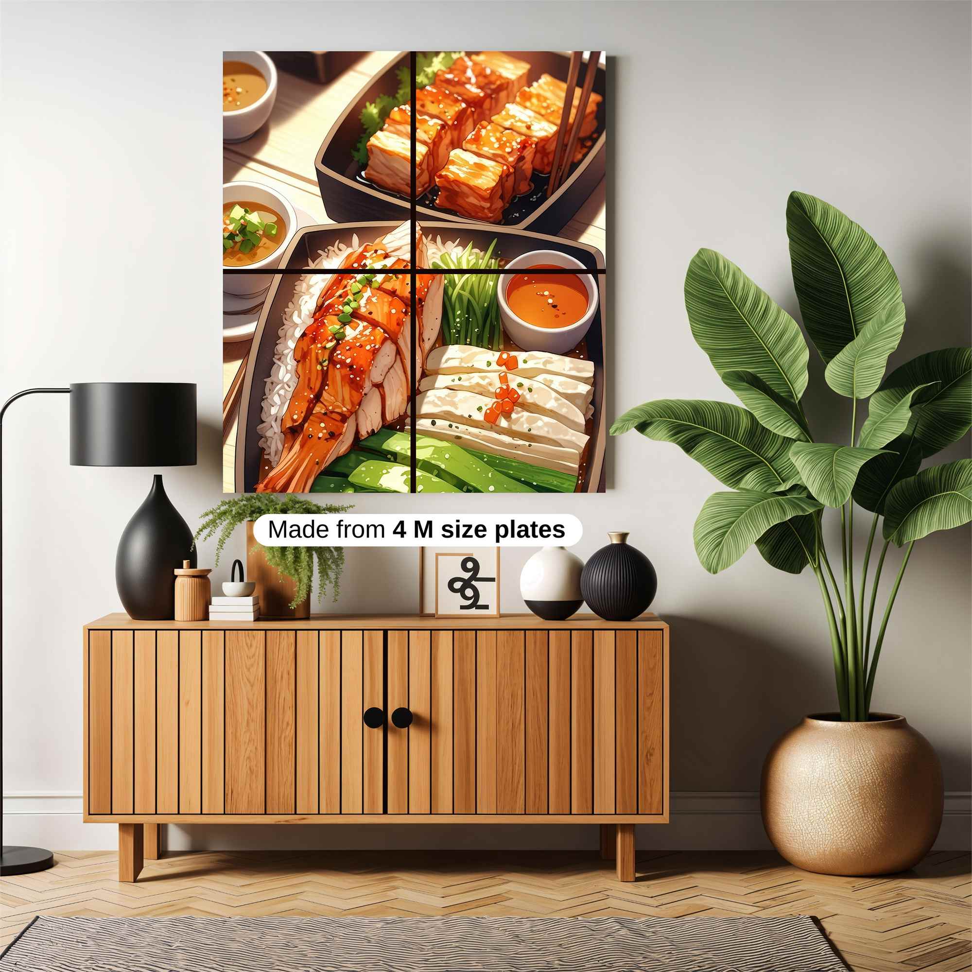 Seafood Delight Safe Wall Magnetic / M