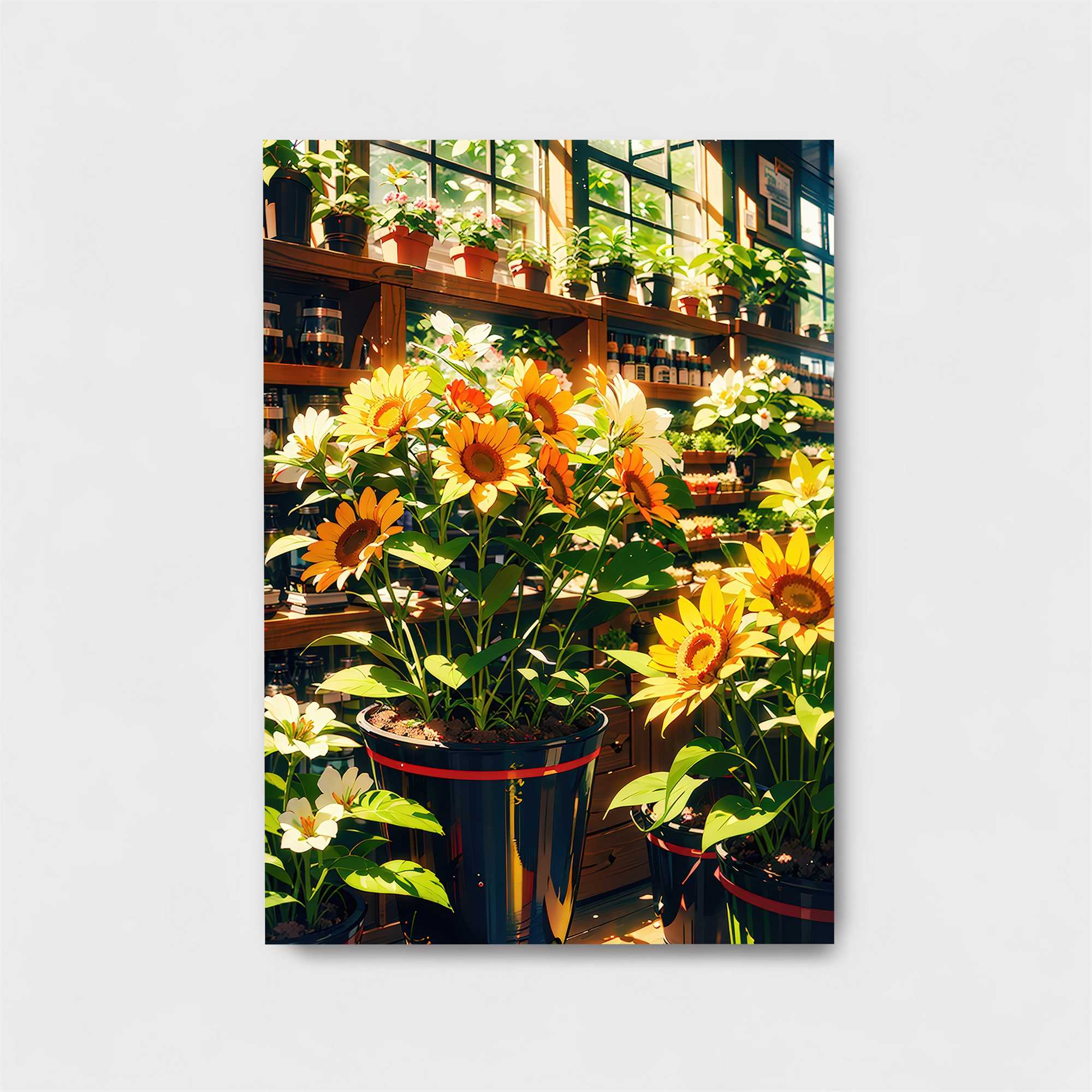 Sunflowers Serene Safe Wall Magnetic / M