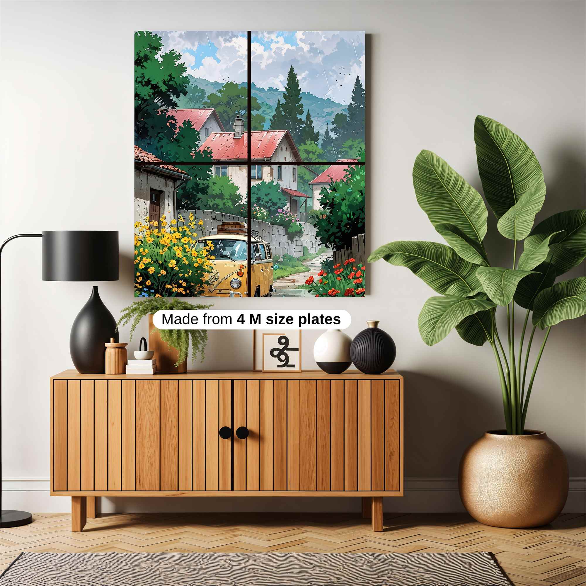 Countryside Serenity Safe Wall Magnetic / M