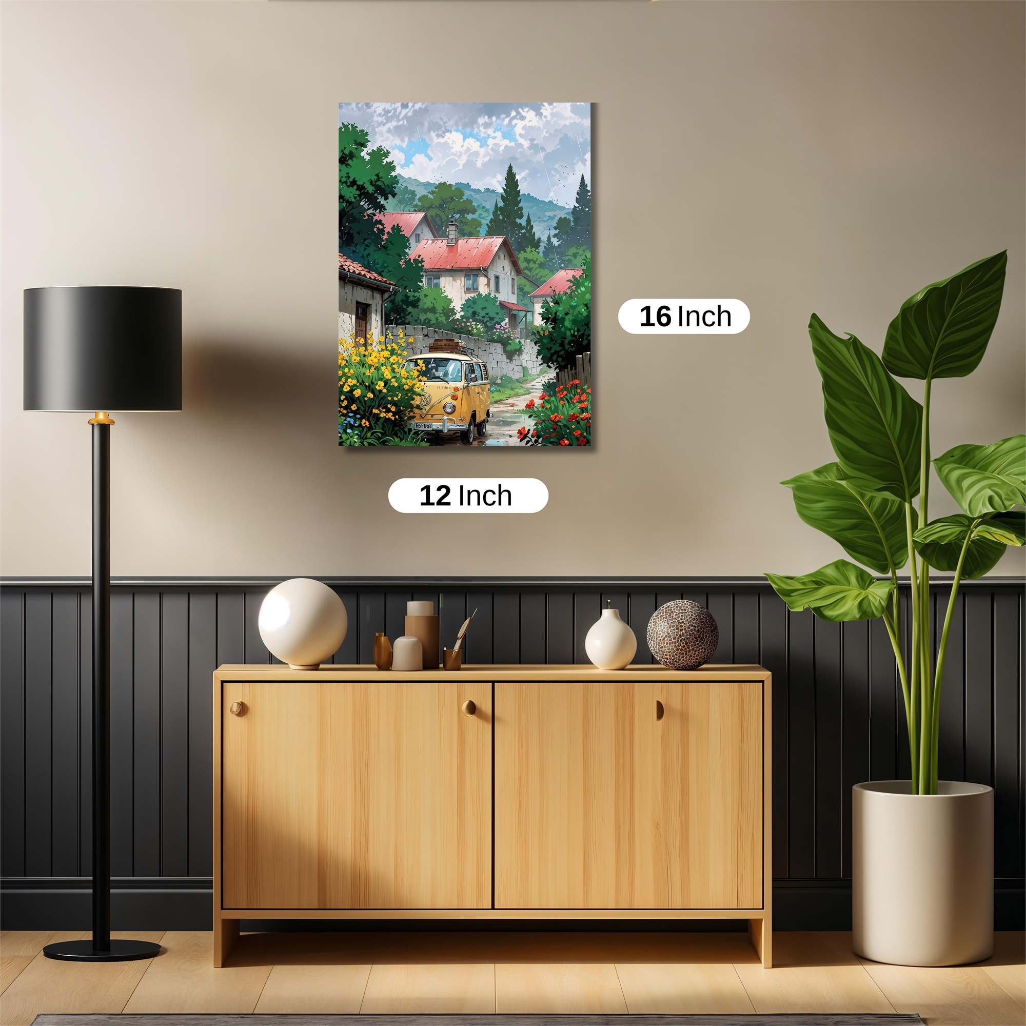 Countryside Serenity Safe Wall Magnetic / M