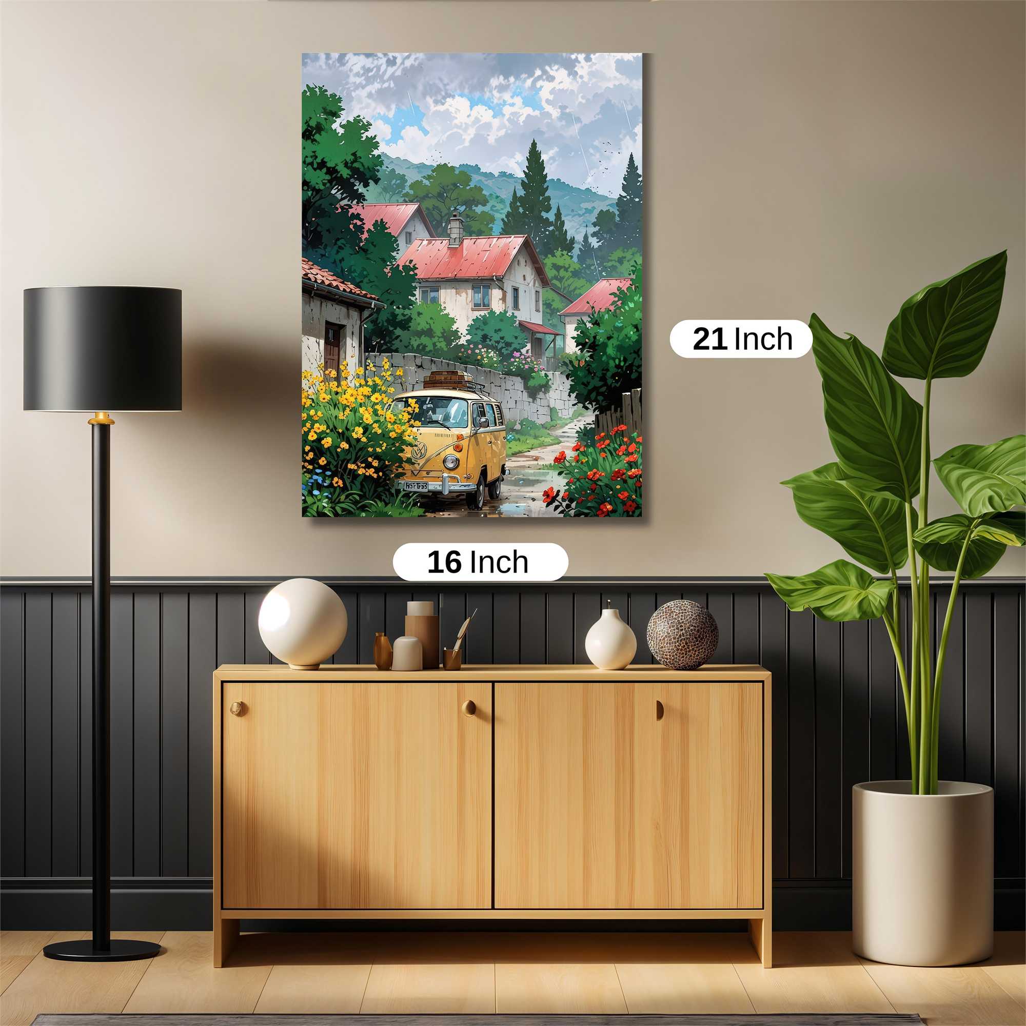 Countryside Serenity Safe Wall Magnetic / M