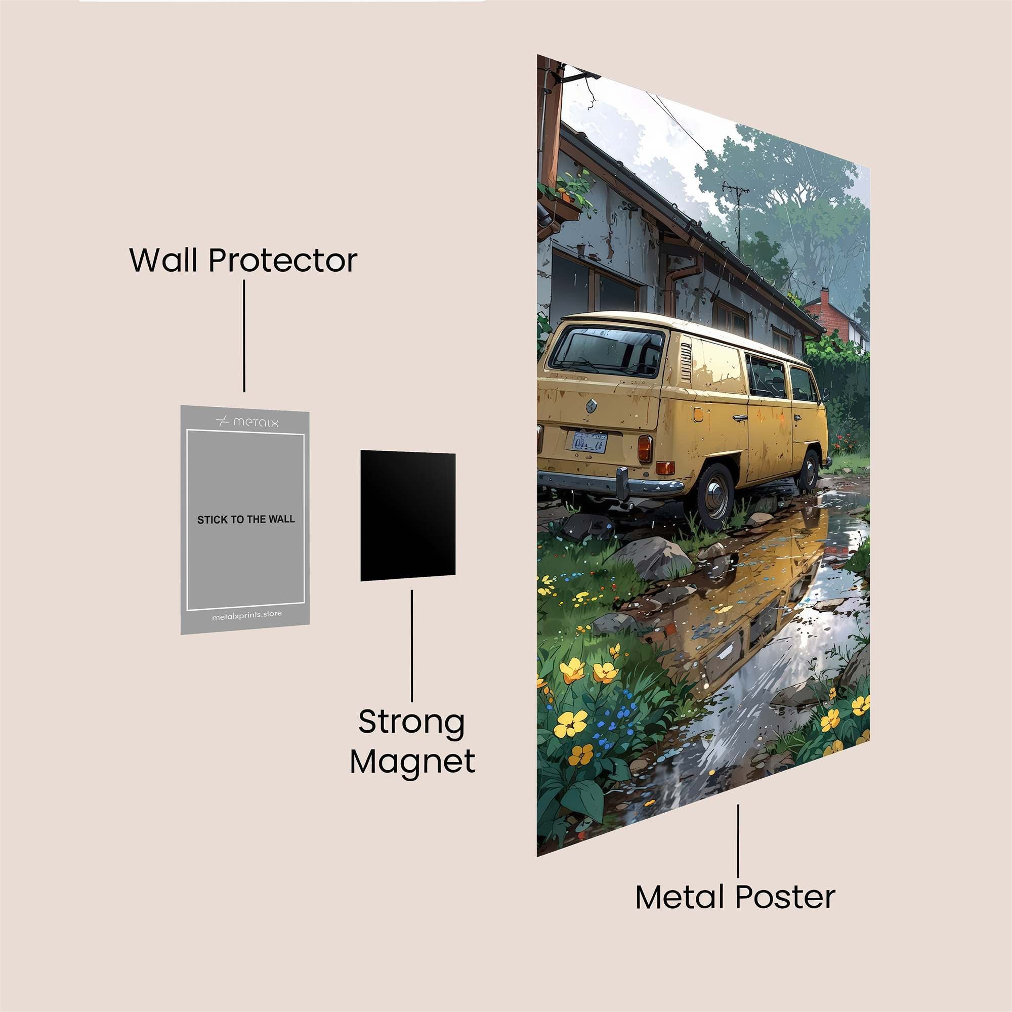 Volkswagen Tranquil Safe Wall Magnetic / M