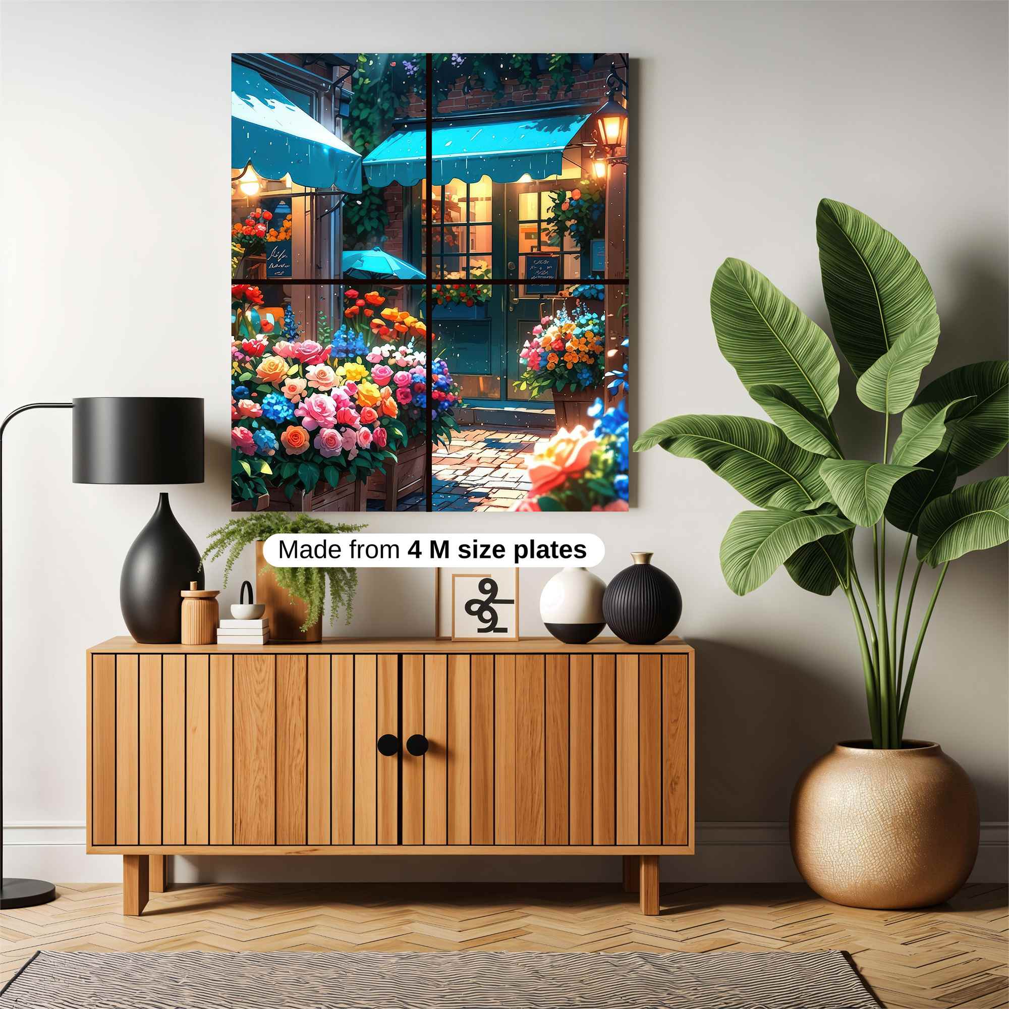 Floral Haven Safe Wall Magnetic / M