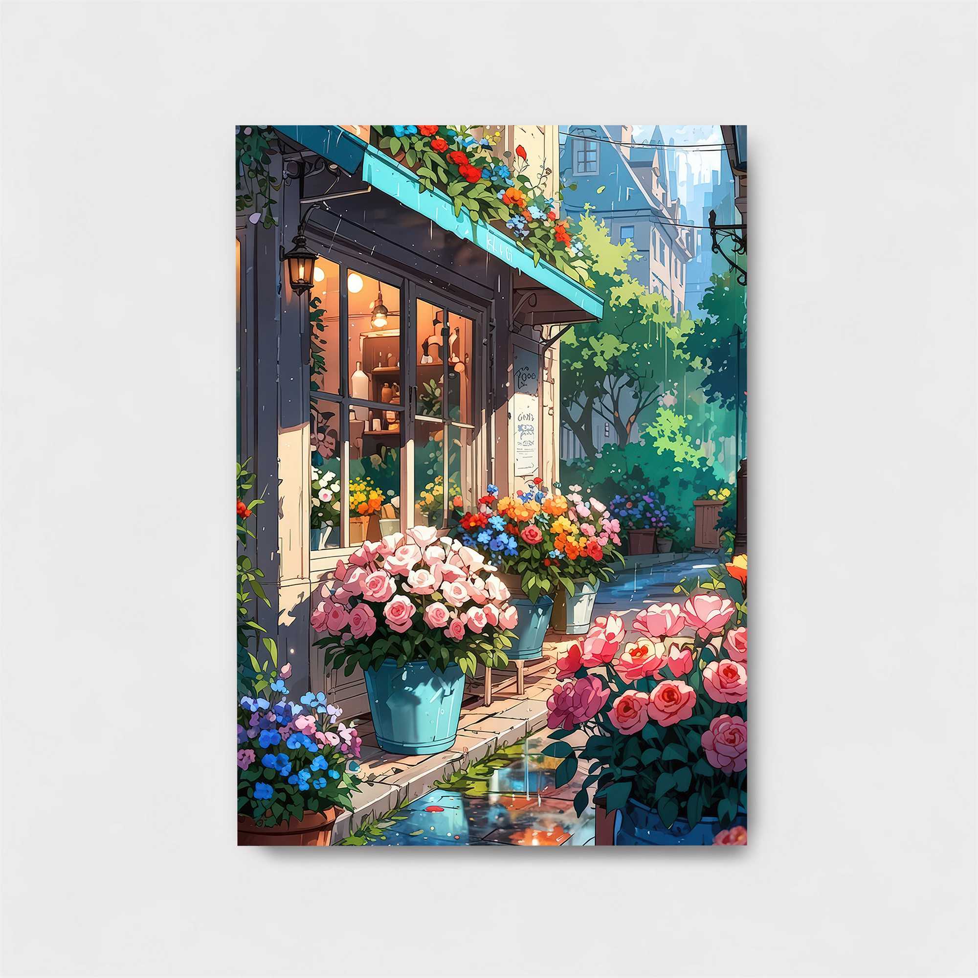 Floral Serenity Safe Wall Magnetic / M