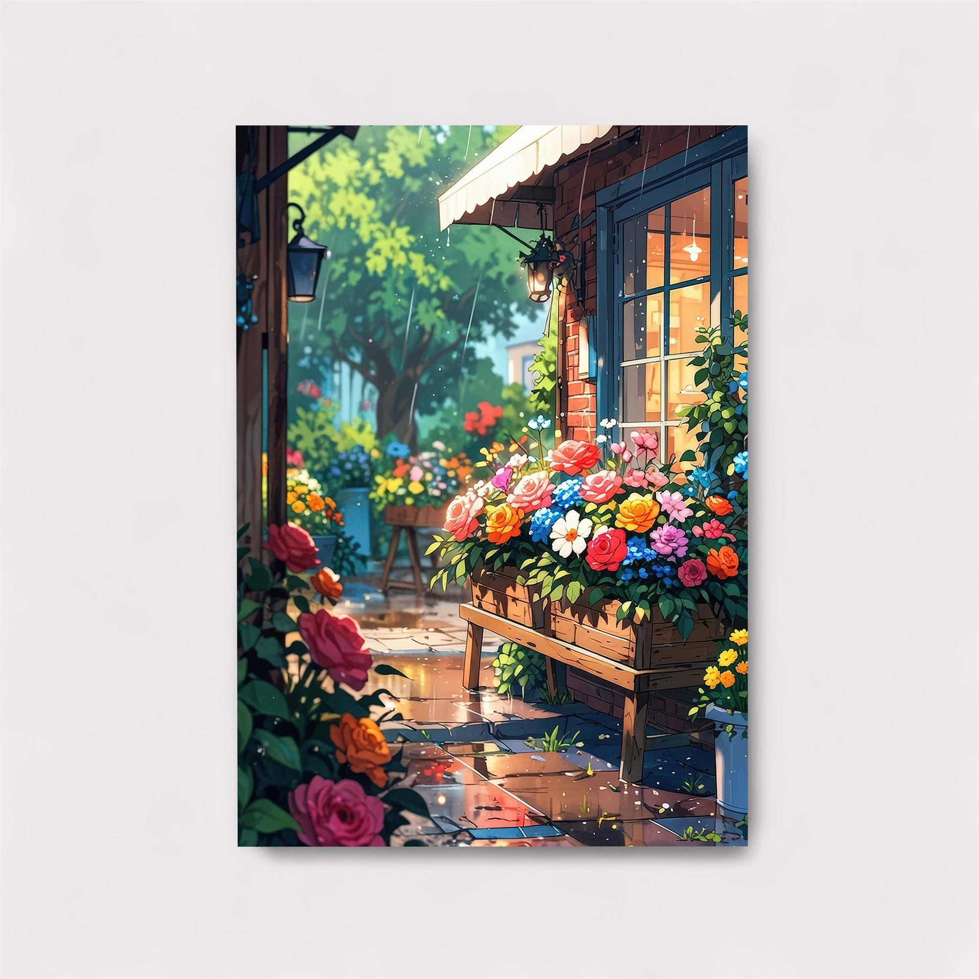 Floral Serenity Safe Wall Magnetic / M