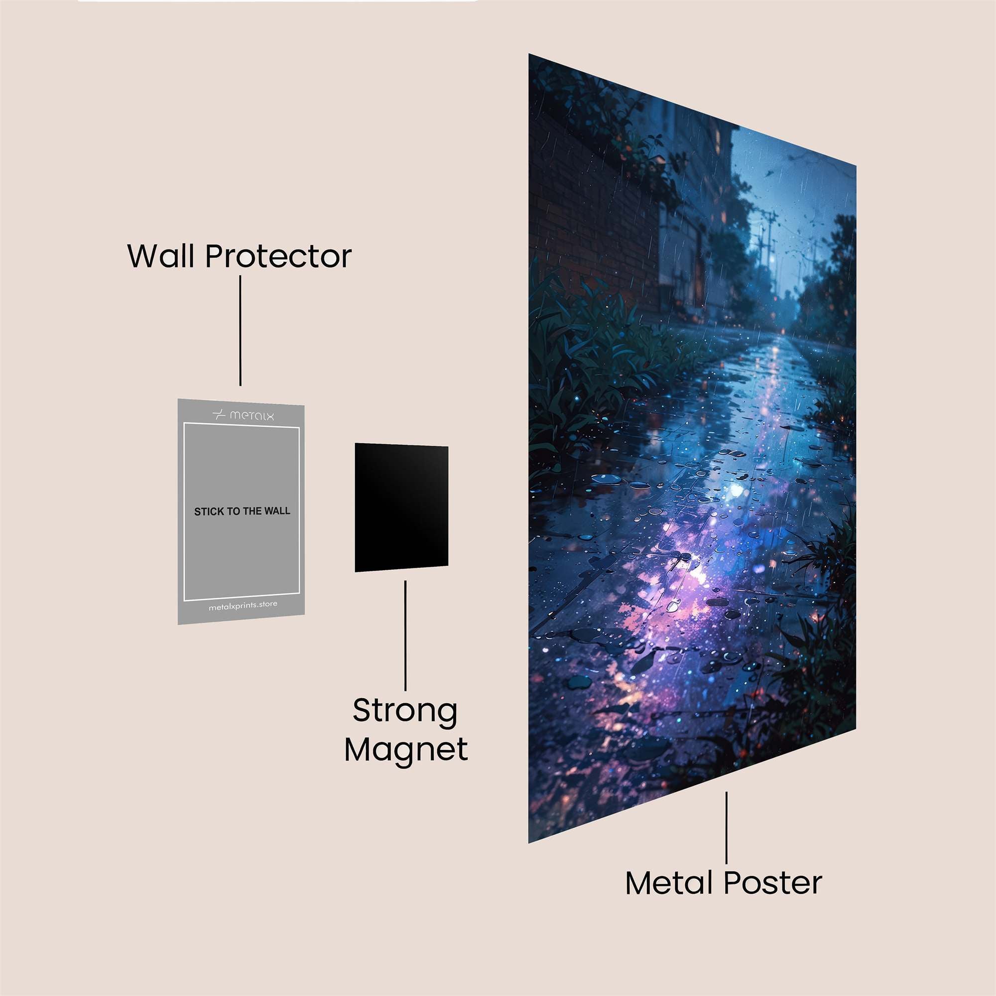 RainbowReflection Safe Wall Magnetic / M
