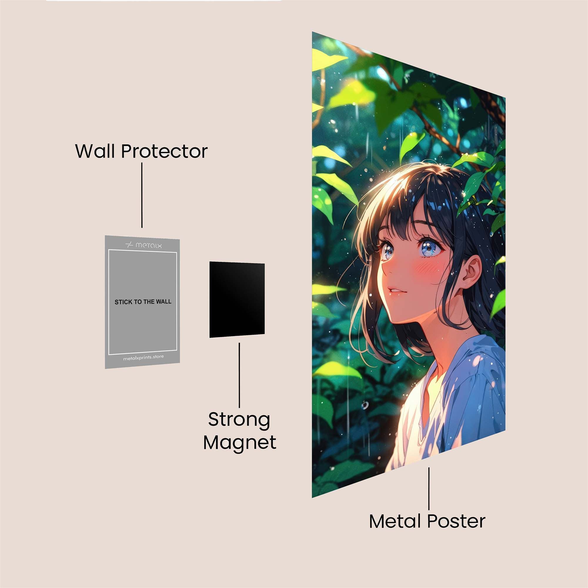 Forest Serenity Safe Wall Magnetic / M