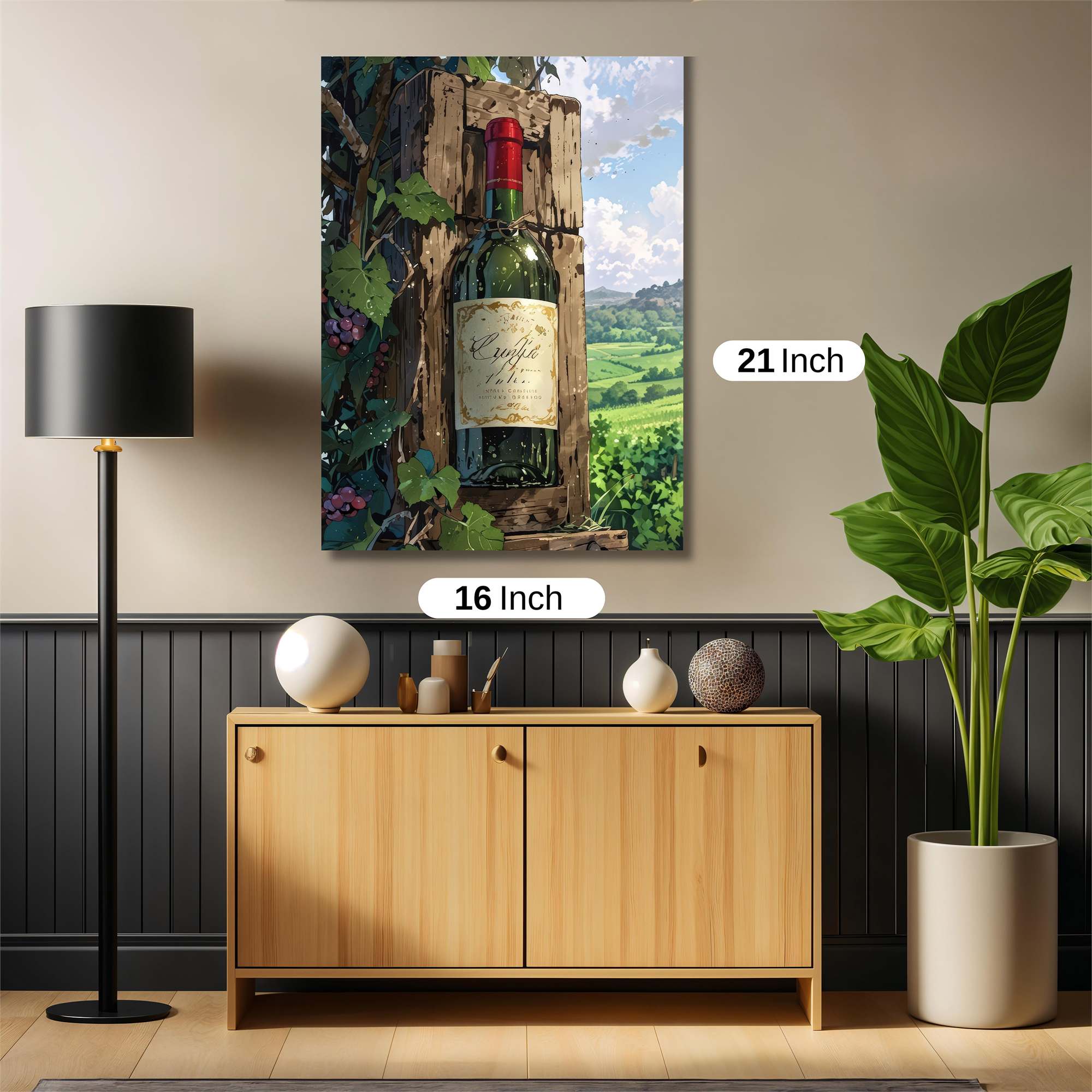 Vineyard Bliss Safe Wall Magnetic / M