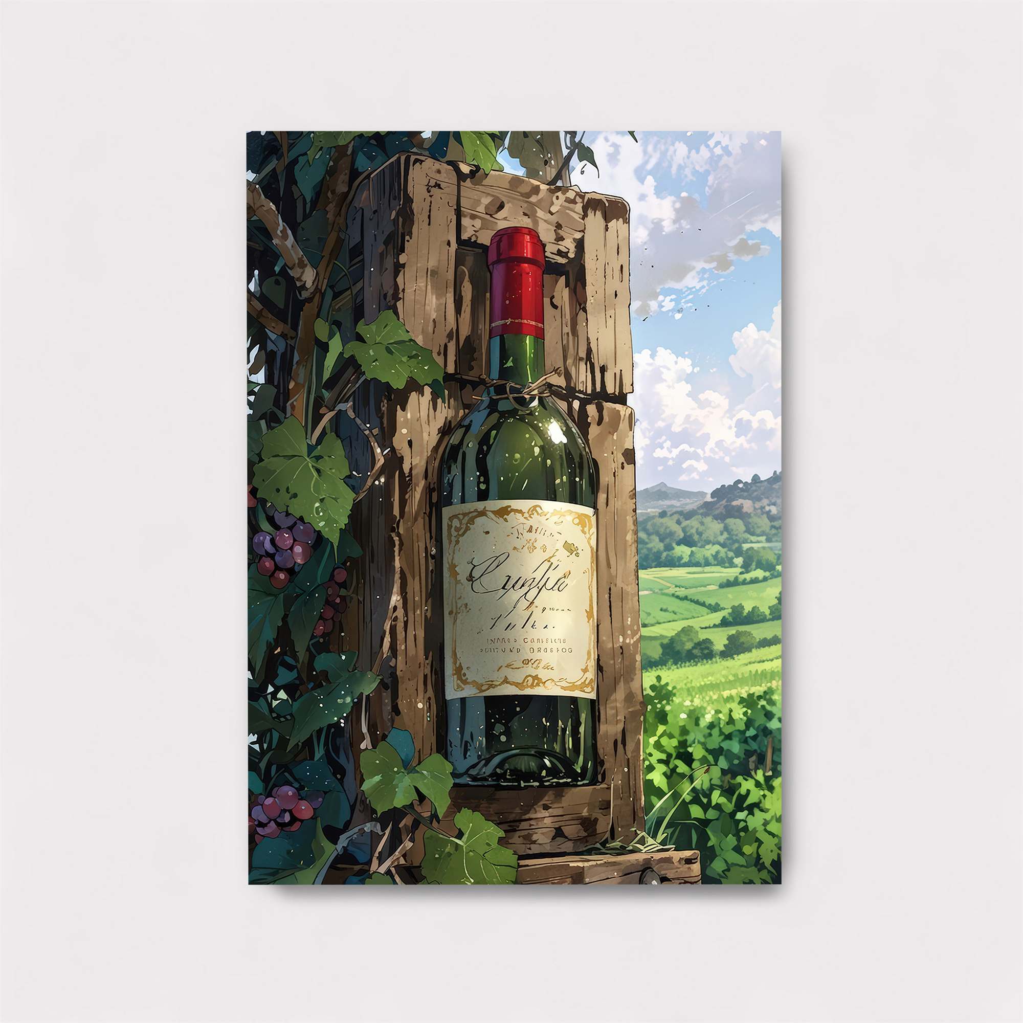 Vineyard Bliss Safe Wall Magnetic / M