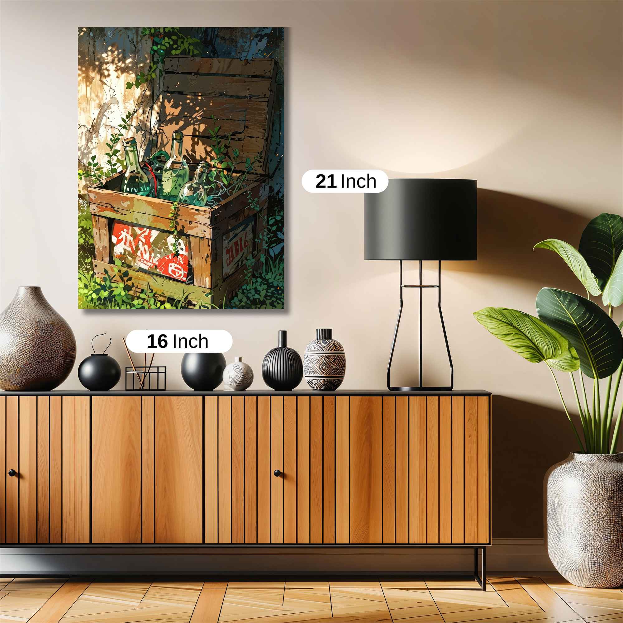 Bottle Serenity Safe Wall Magnetic / M