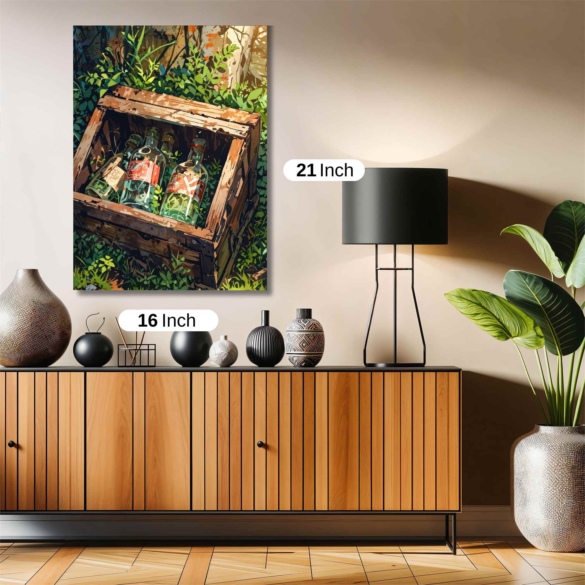 Bottled Serenity Safe Wall Magnetic / M