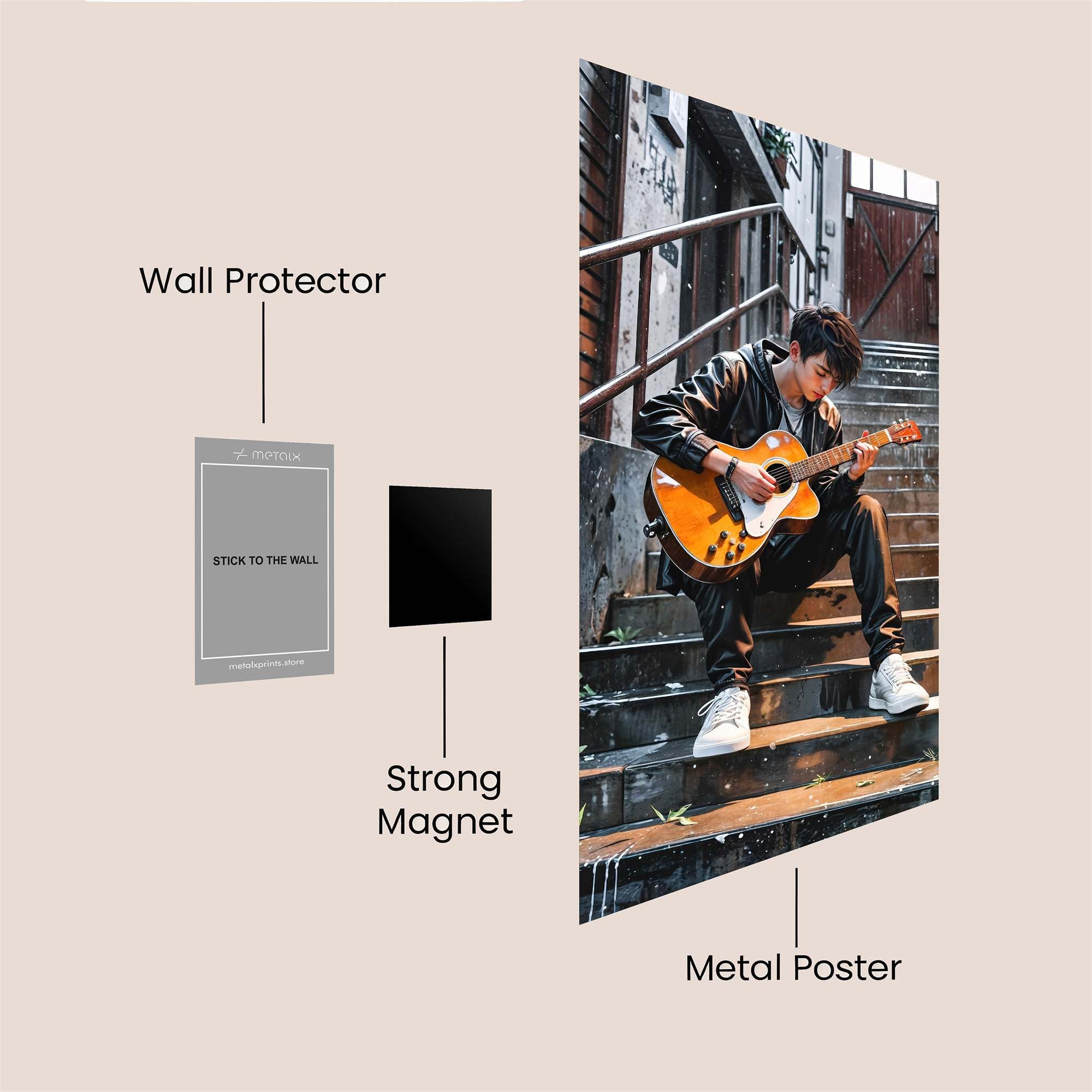 GuitarWhisper Safe Wall Magnetic / M