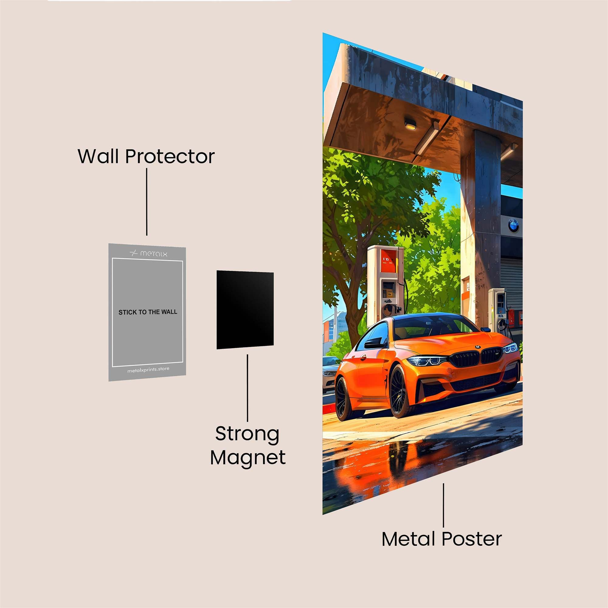 BMW Vibrant Safe Wall Magnetic / M