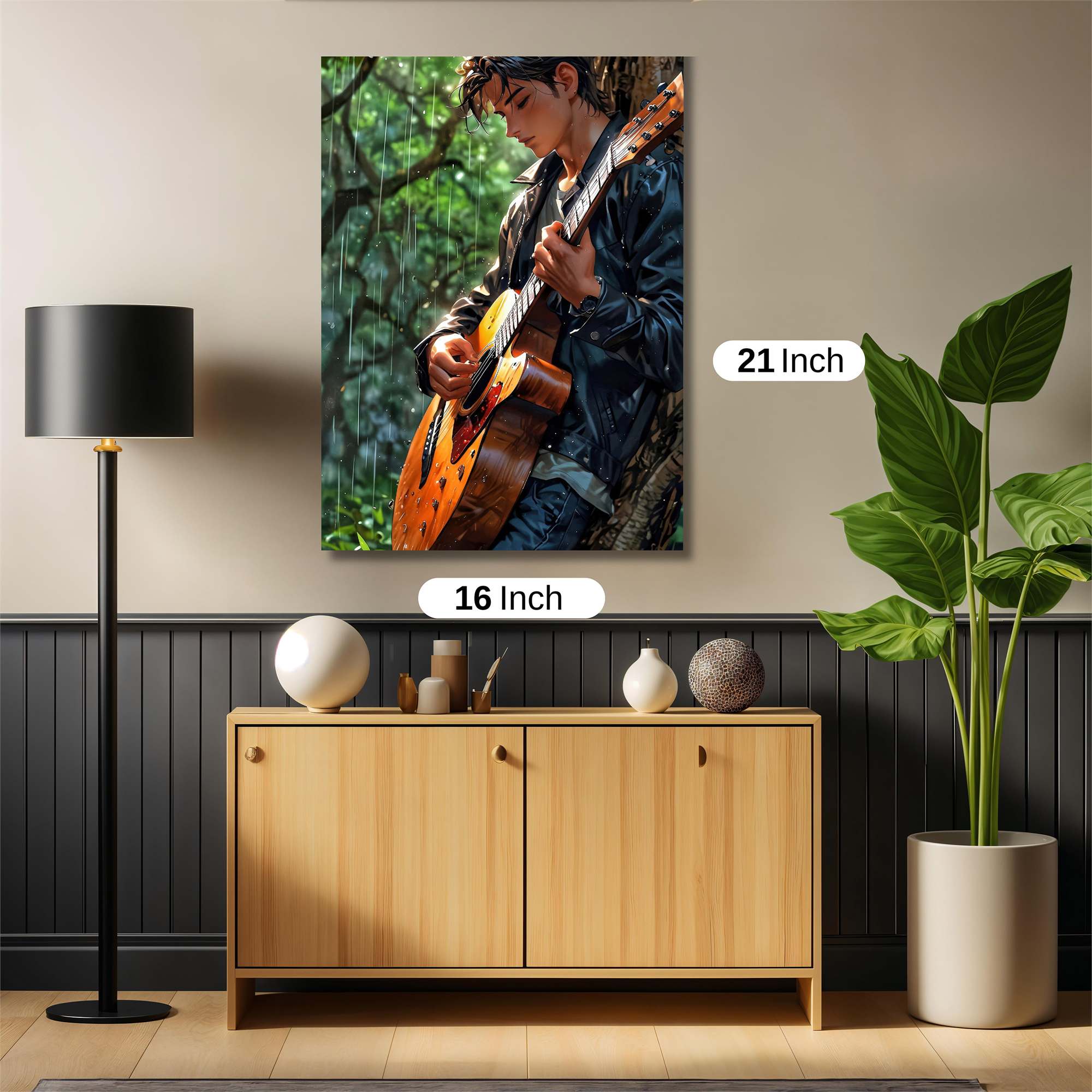 Guitarist Serene Safe Wall Magnetic / M