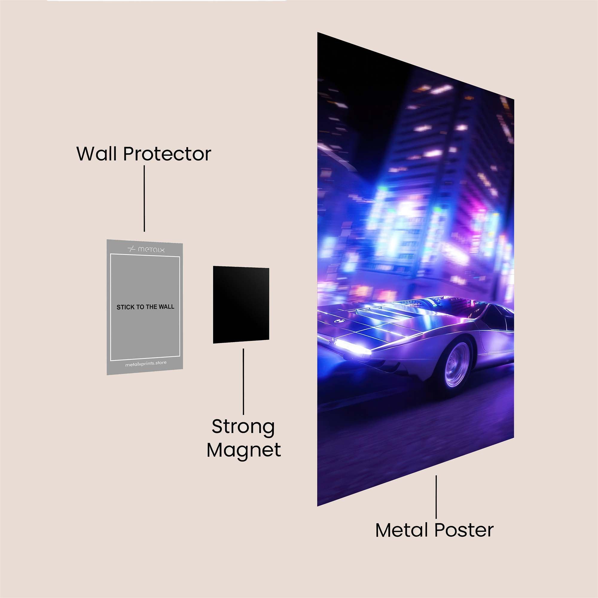Lambo Luminous Safe Wall Magnetic / M