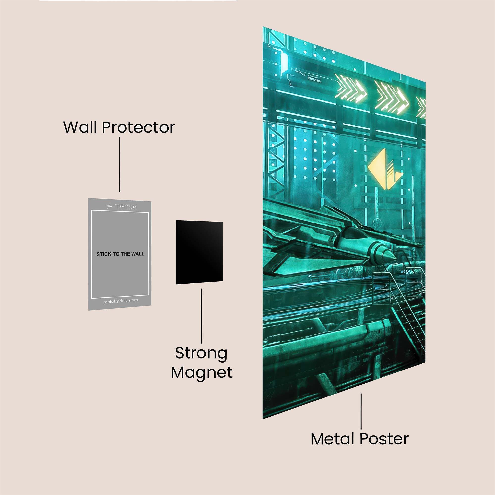 Cyber Haven Safe Wall Magnetic / M