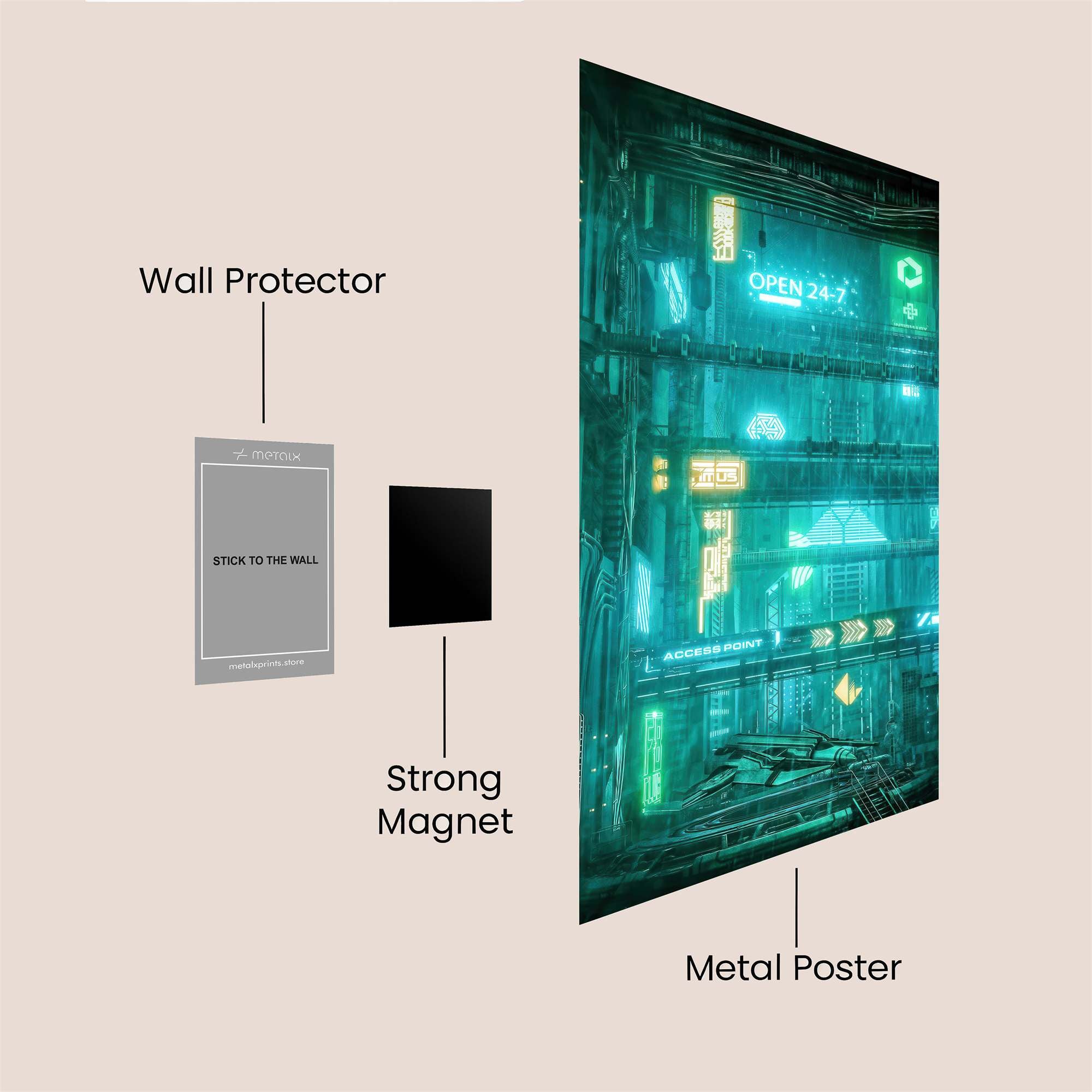 Cyber Haven Safe Wall Magnetic / M