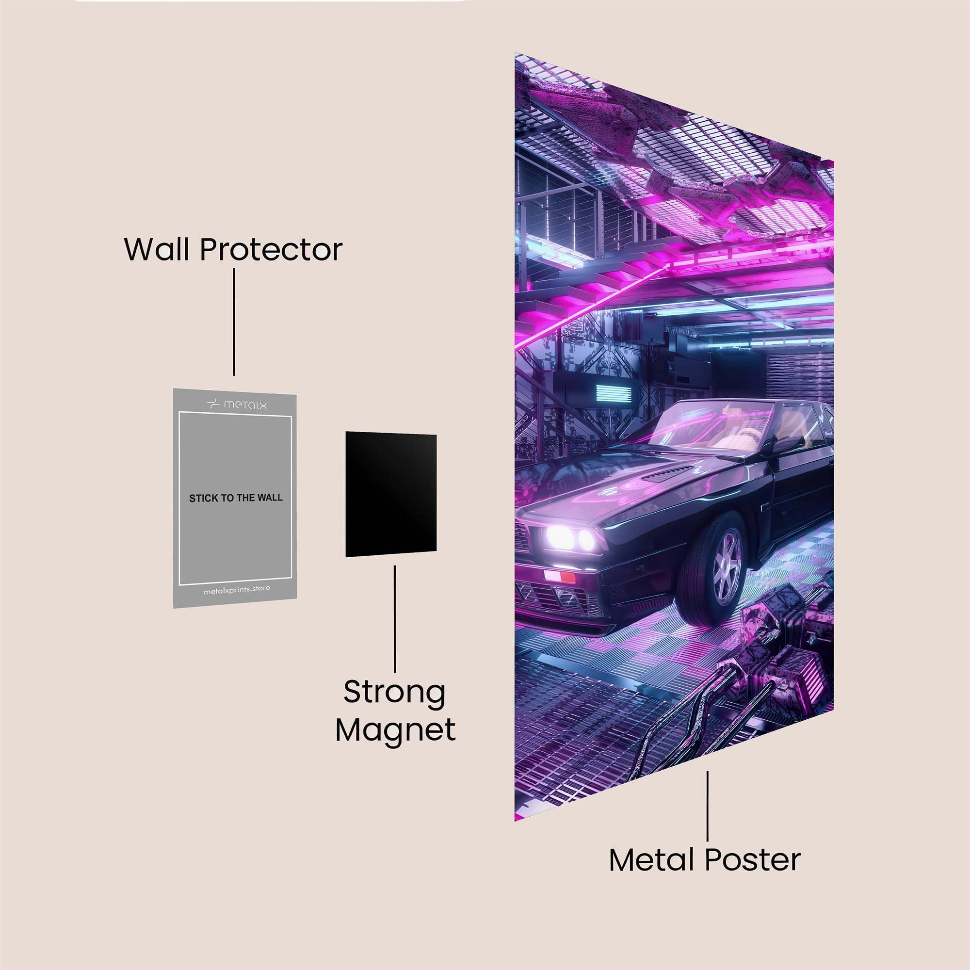 Maserati Dream Safe Wall Magnetic / M
